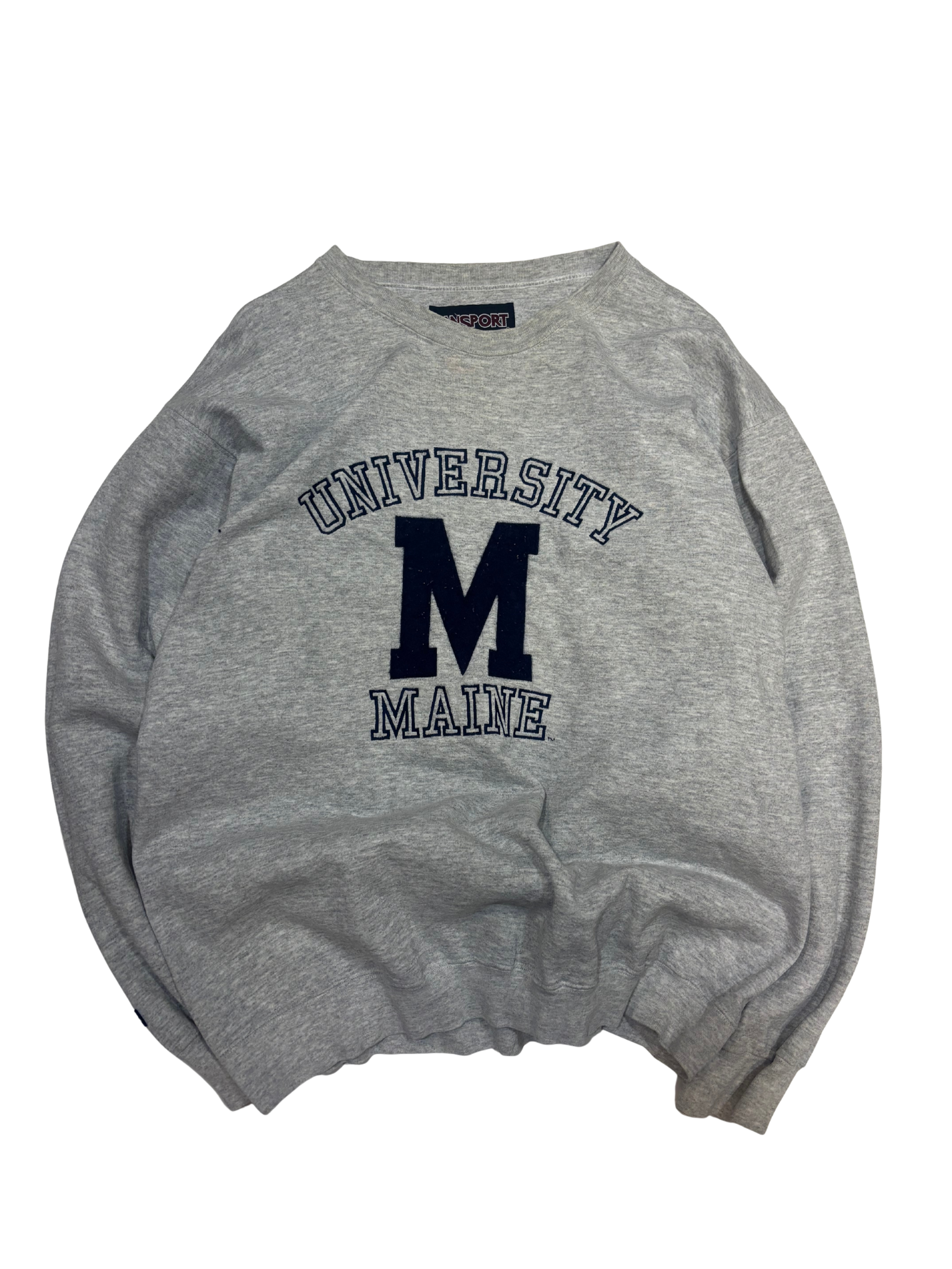 Vintage Jansport University of Maine Crewneck Sweatshirt – Grey