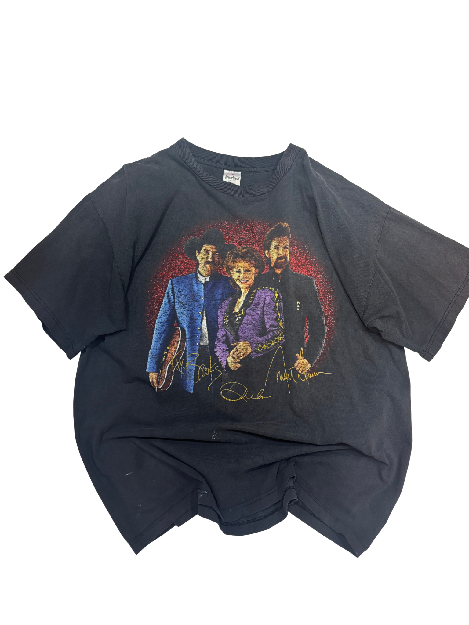 Vintage Brooks & Dunn “Red Dirt Road” Tour T-Shirt – Black – 2000s