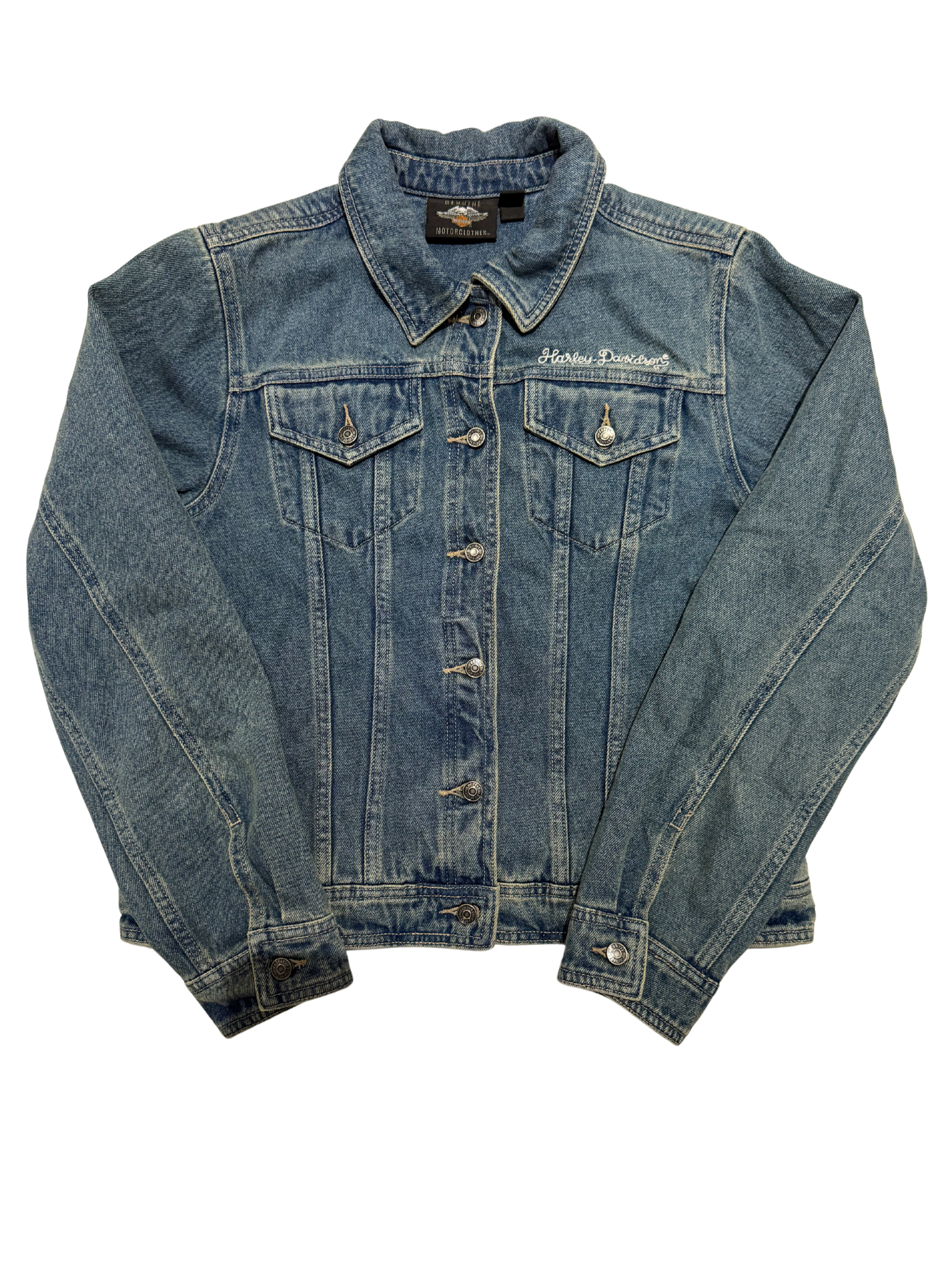 Vintage Harley-Davidson Denim Jacket – Genuine MotorClothes