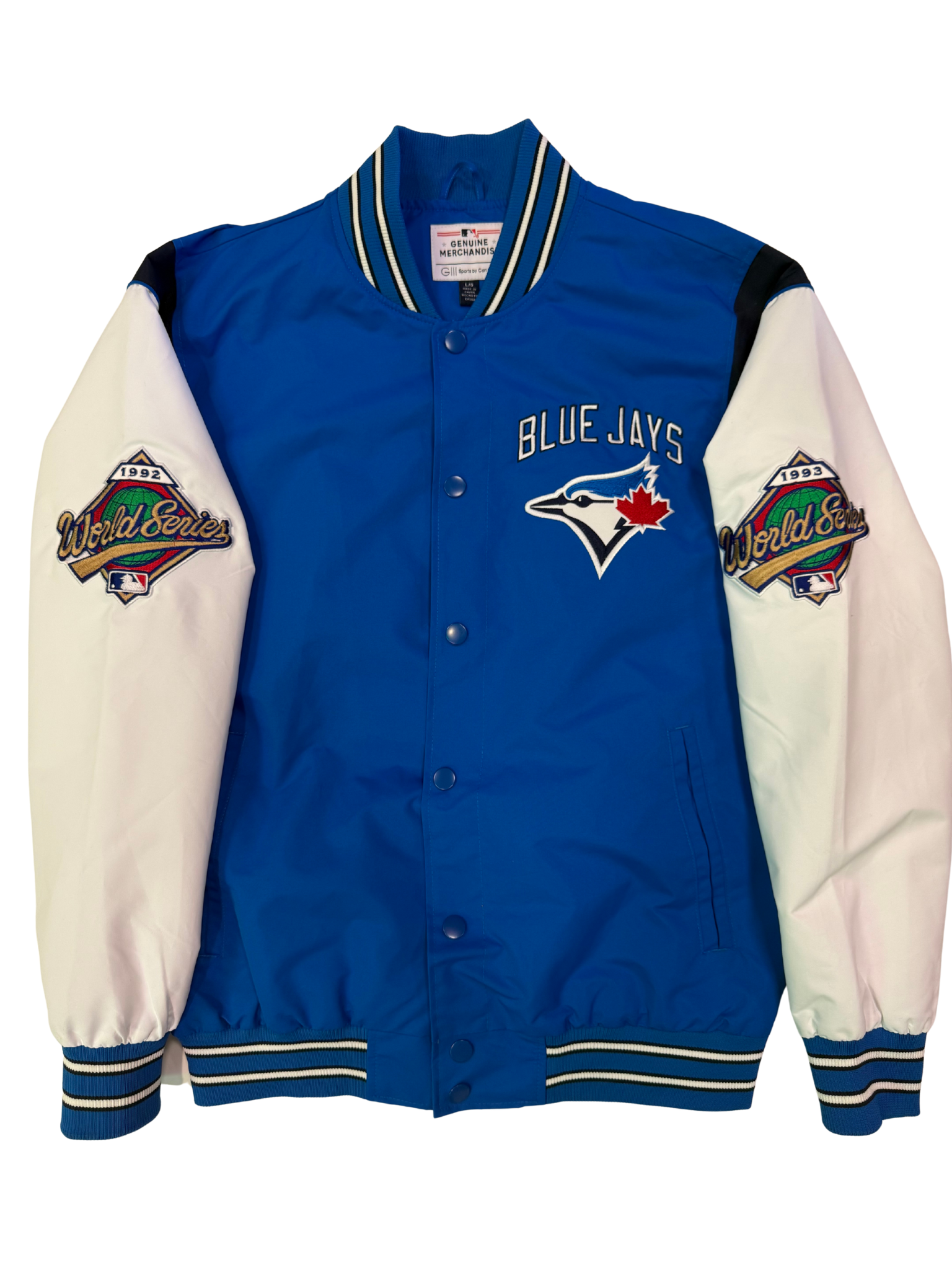 Vintage Toronto Blue Jays 2X World Series Champions Varsity Jacket