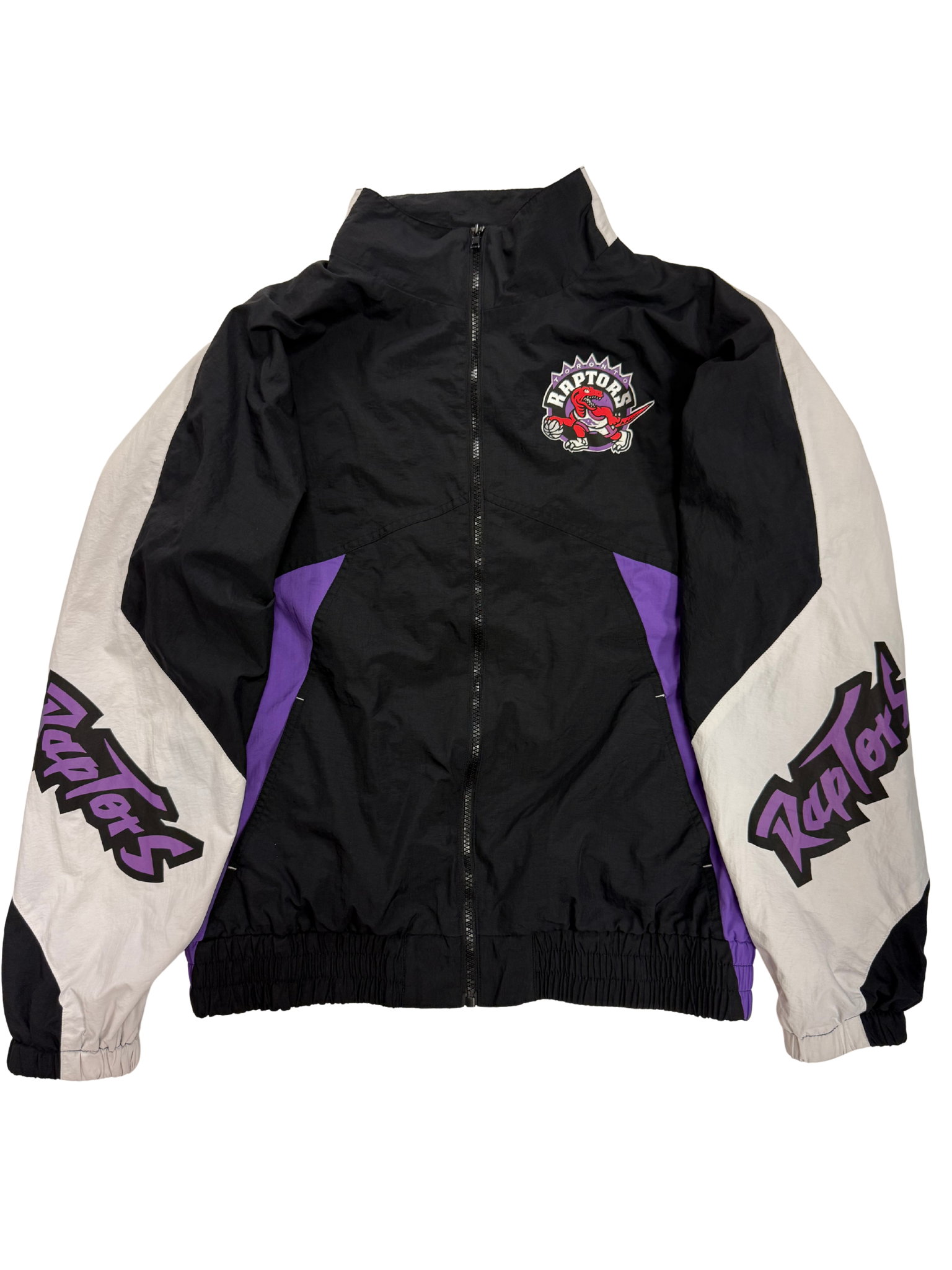 Vintage Toronto Raptors Mitchell & Ness Hardwood Classics Windbreaker Jacket