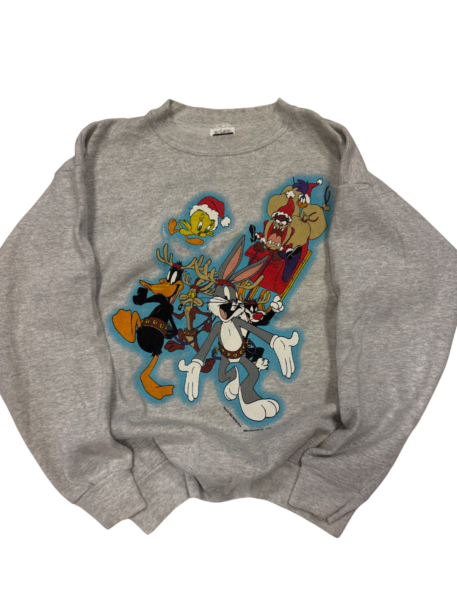 Vintage 1994 Looney Tunes Christmas Sweatshirt