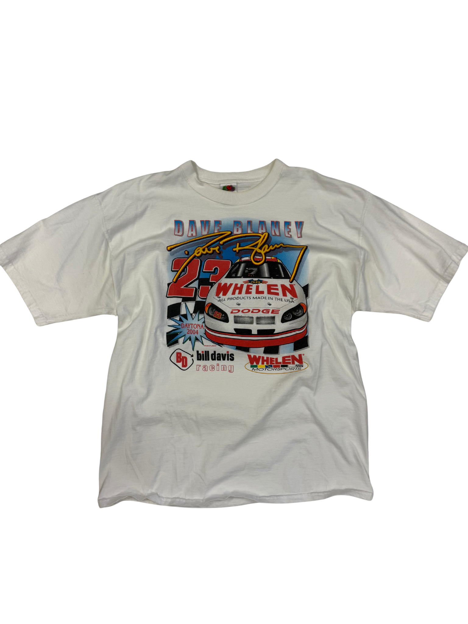 Vintage 2004 Dave Blaney Whelen Motorsports NASCAR T-Shirt