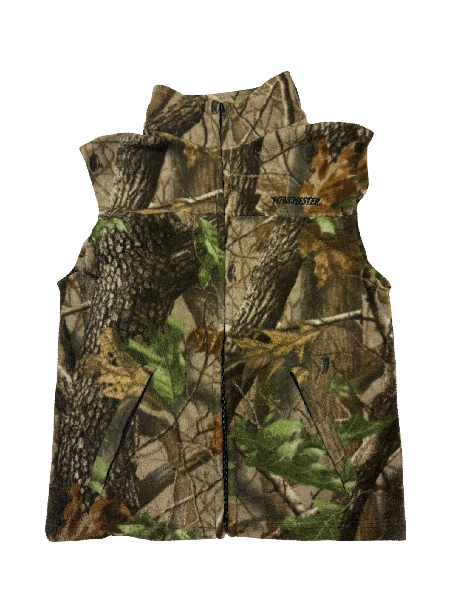 Vintage Winchester Camo Fleece Vest