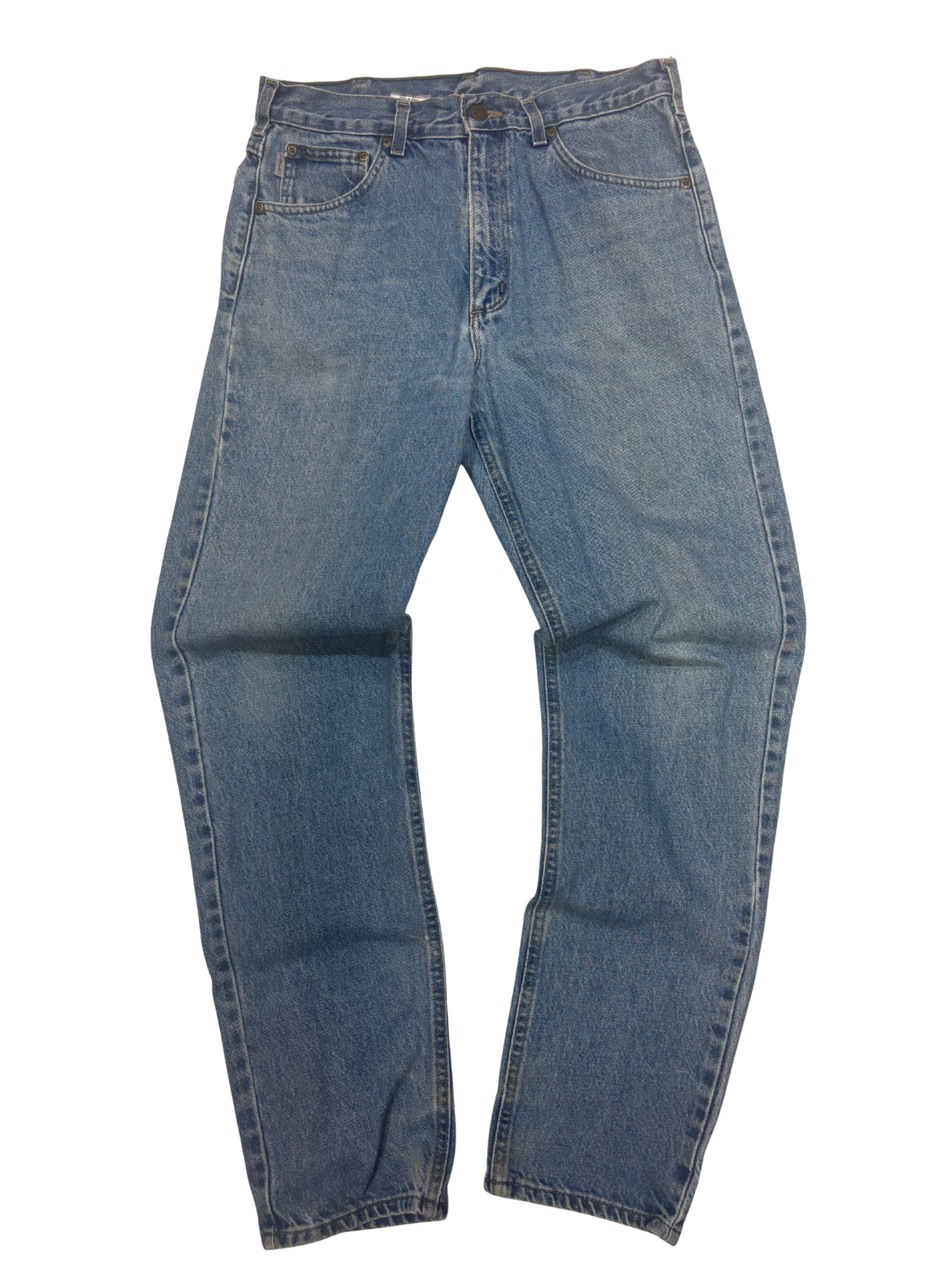 Vintage Carhartt Relaxed Fit Jeans – Medium Wash Denim – 33x34