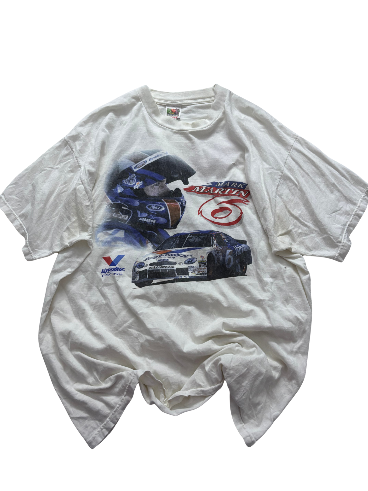 Vintage Mark Martin NASCAR T-Shirt – Valvoline Racing #6