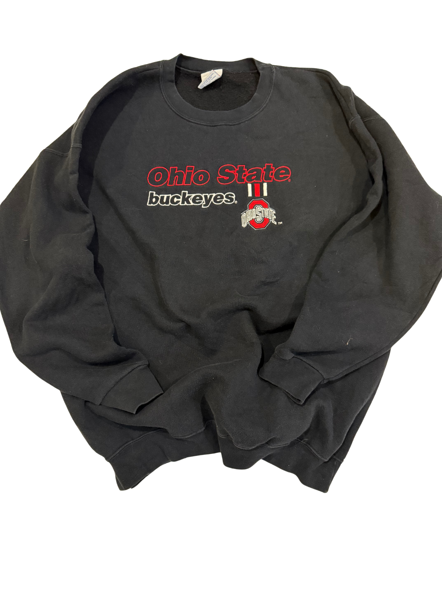 Vintage Ohio State Buckeyes Crewneck Sweatshirt – Black