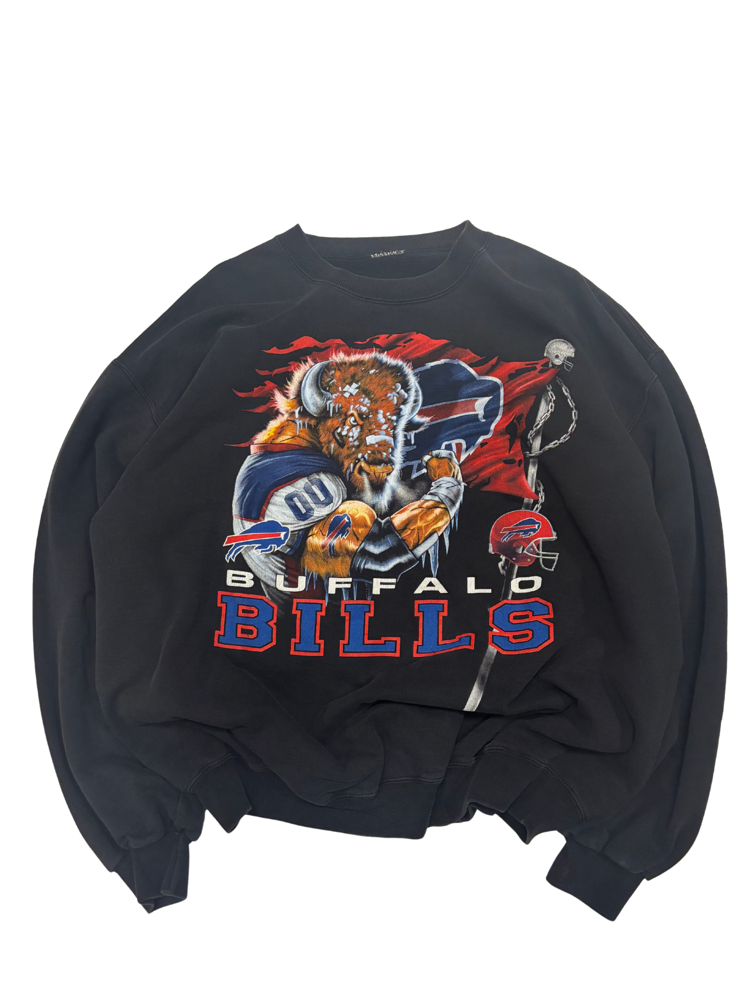 Vintage Buffalo Bills Graphic Sweatshirt – Black