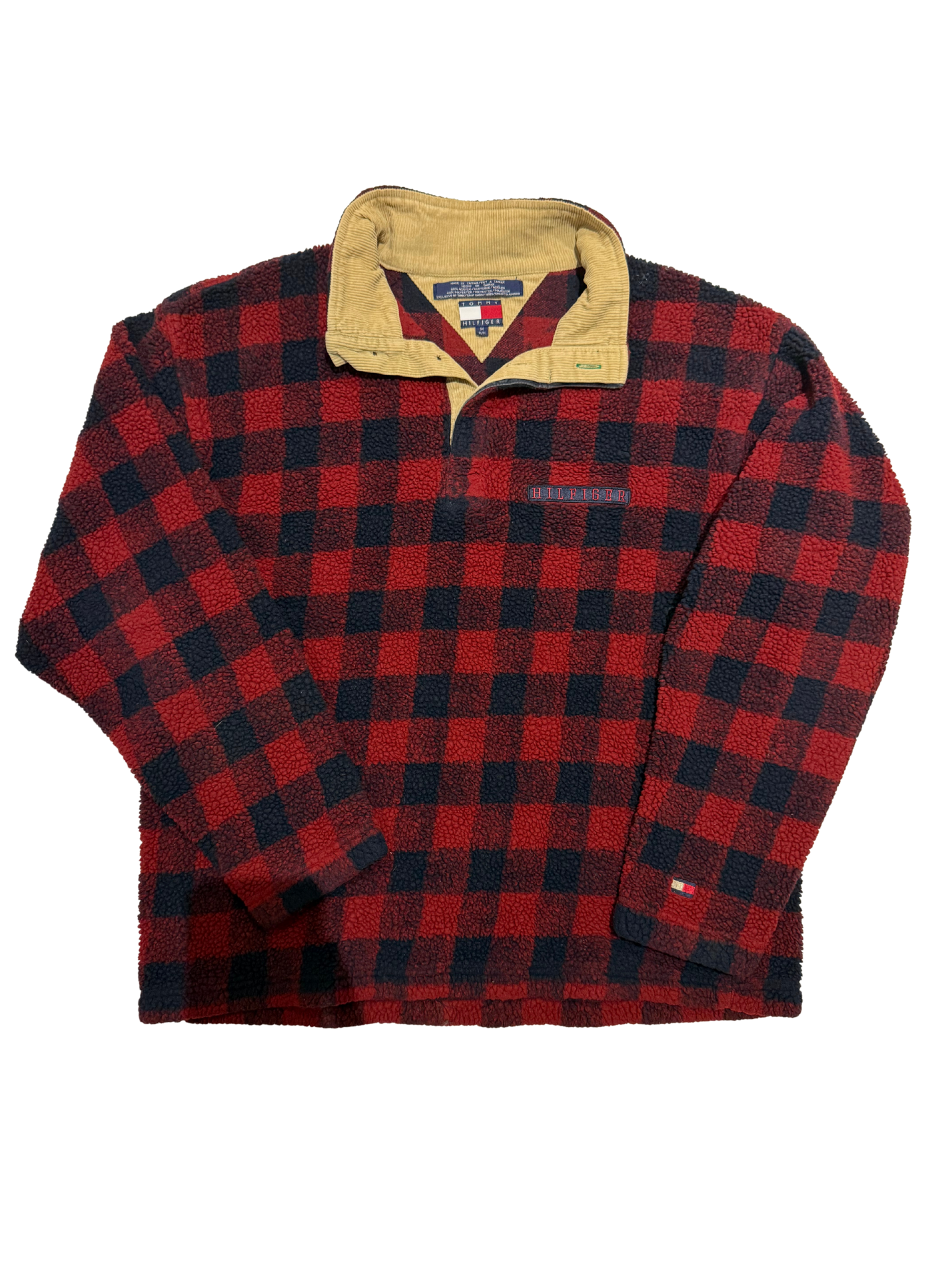 Vintage Tommy Hilfiger Buffalo Check Fleece