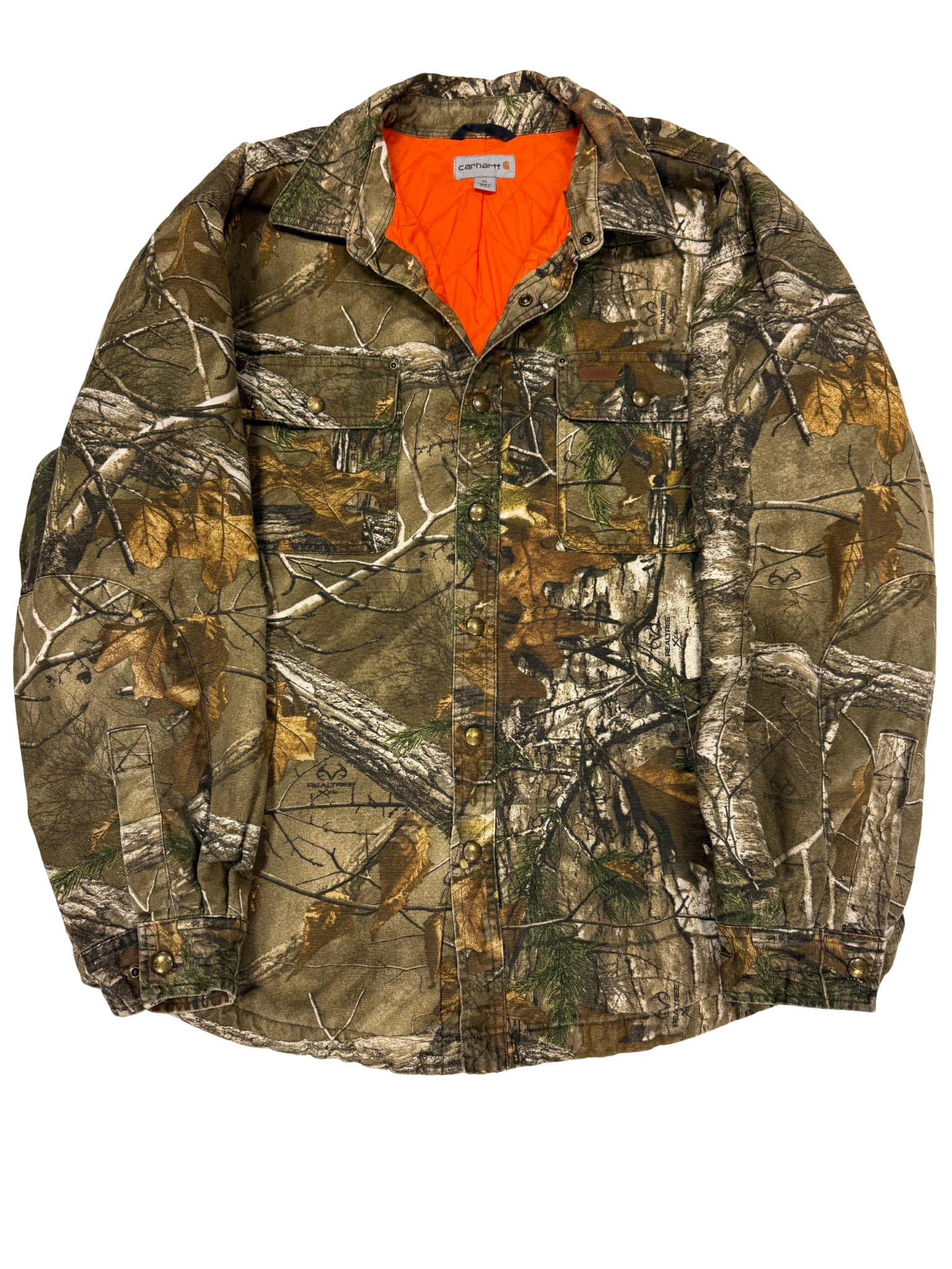 Vintage Carhartt Quilted Camo Jacket – Realtree Pattern