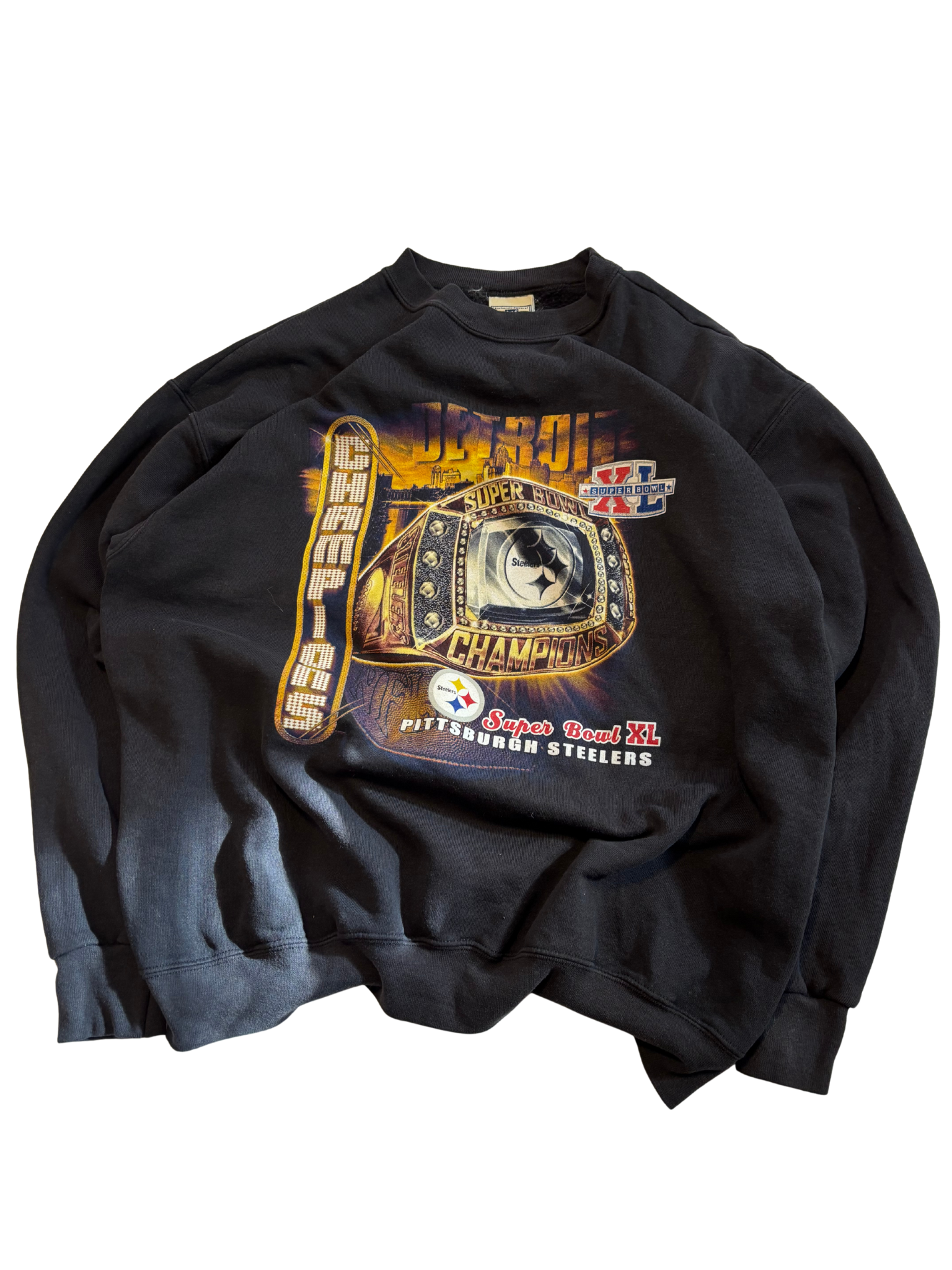 Vintage Pittsburgh Steelers Super Bowl XL Champions Crewneck