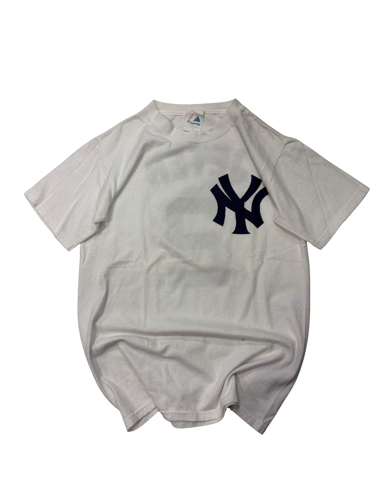 Vintage Majestic New York Yankees Derek Jeter #2 T-Shirt – White