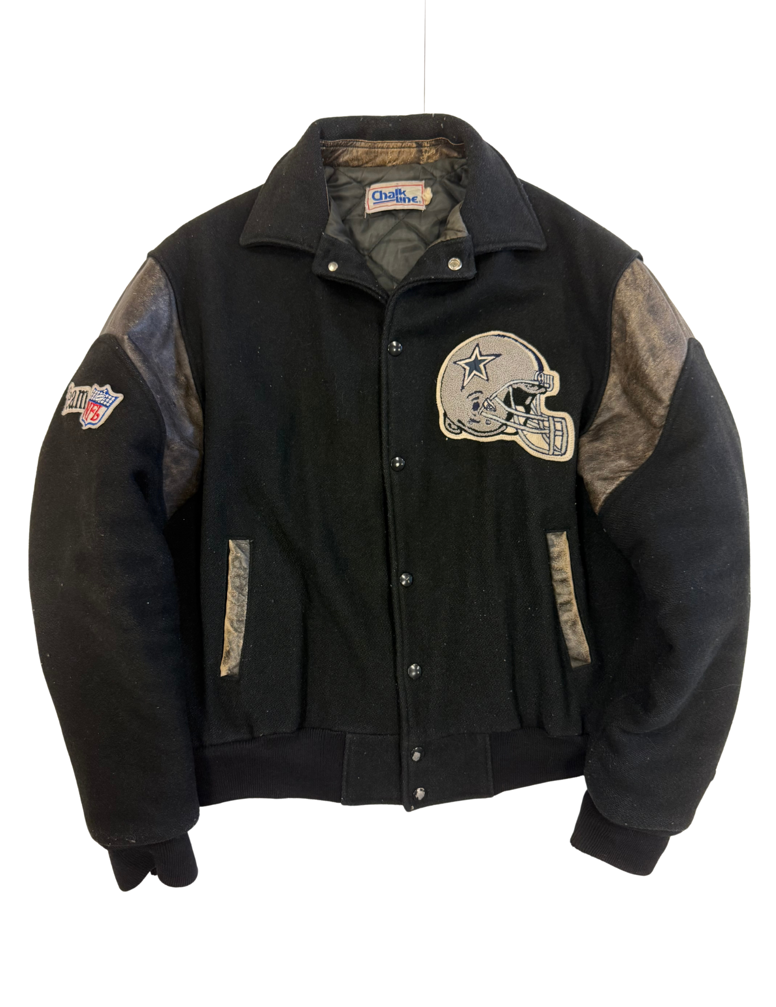 Vintage Dallas Cowboys Chalk Line Varsity Jacket