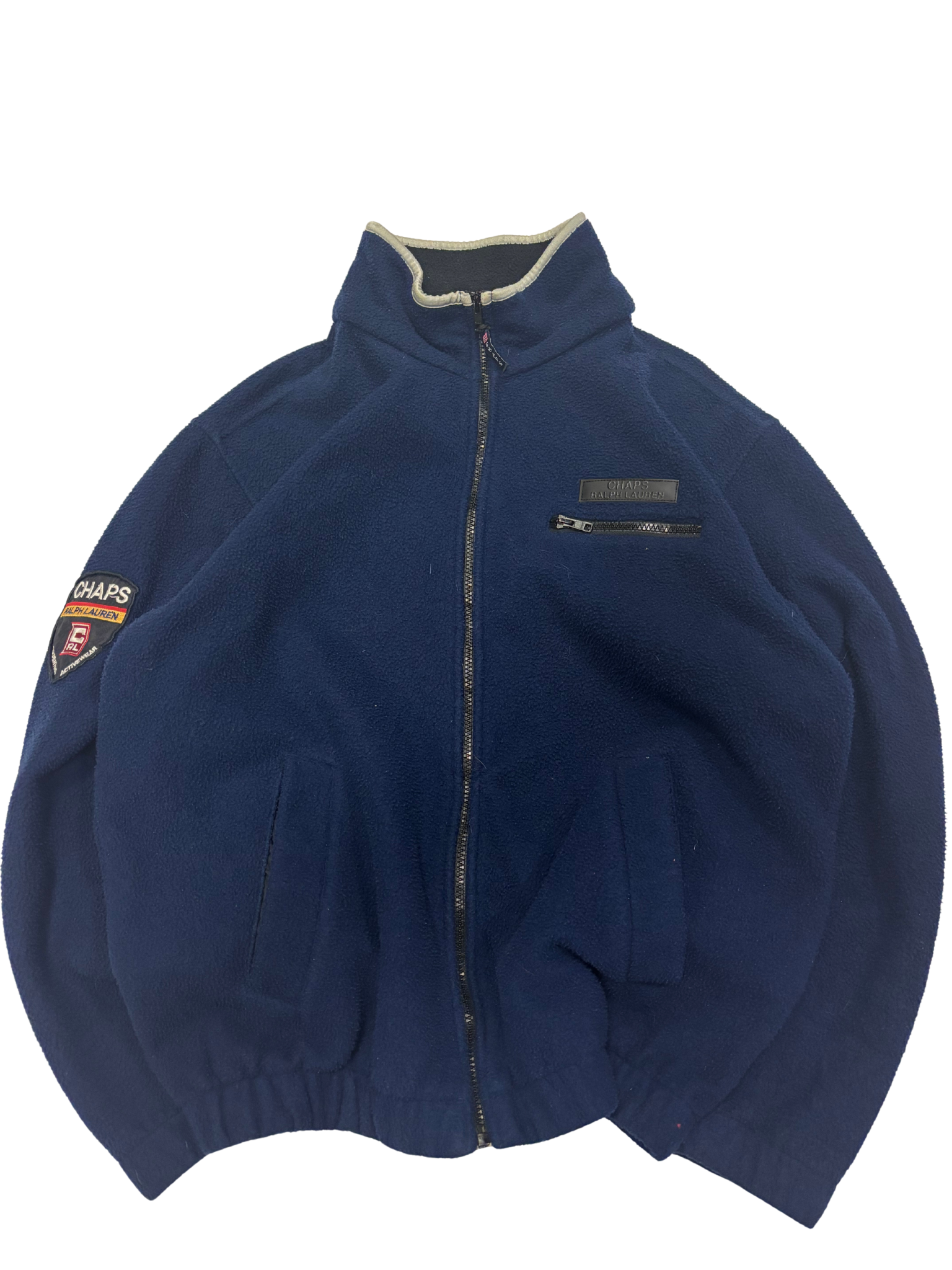 Vintage Chaps Ralph Lauren Fleece Jacket – Navy – Essential Activewear