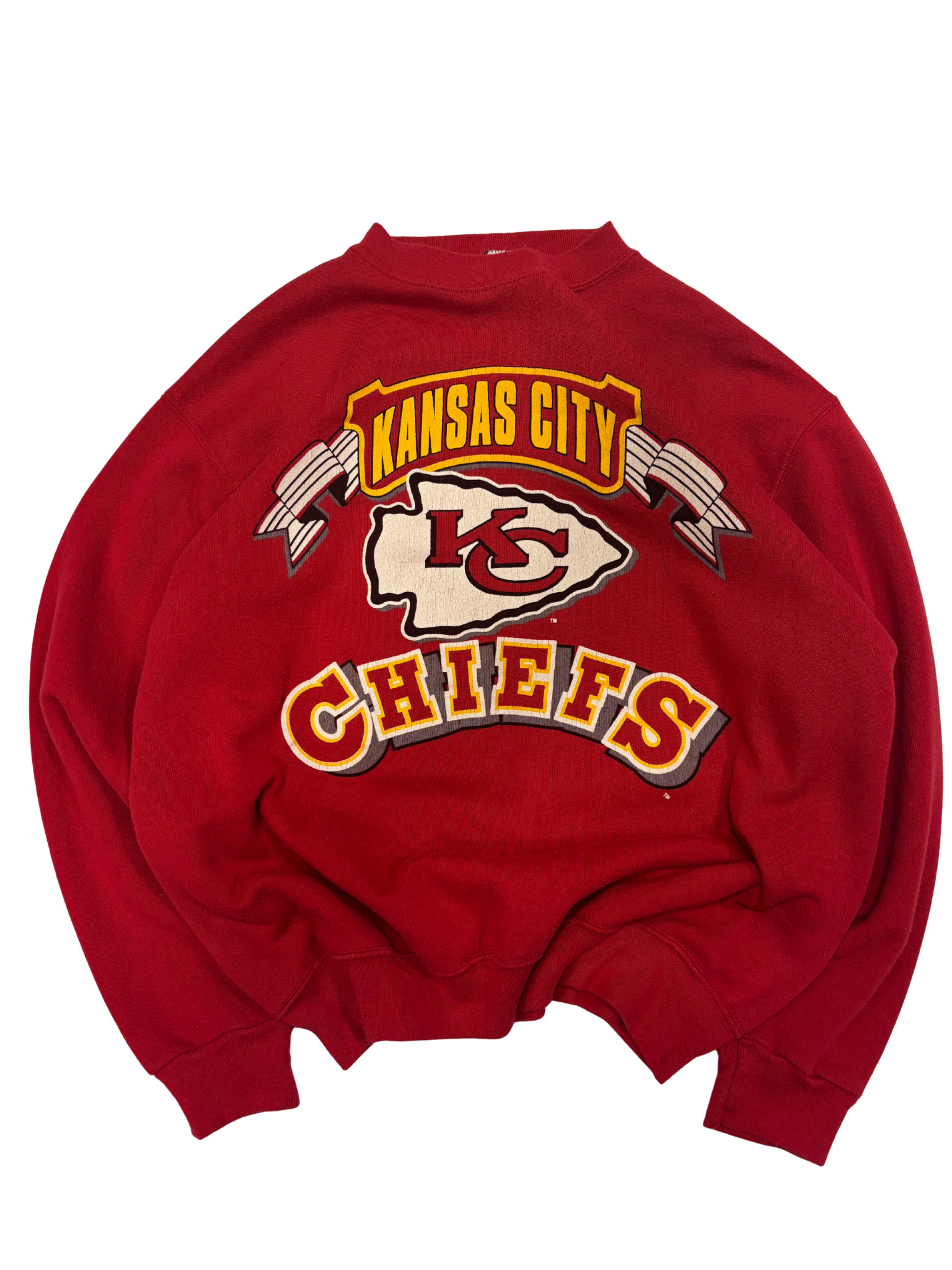 Vintage Kansas City Chiefs Sweatshirt – Red – Artex Sportswear (Made in USA)