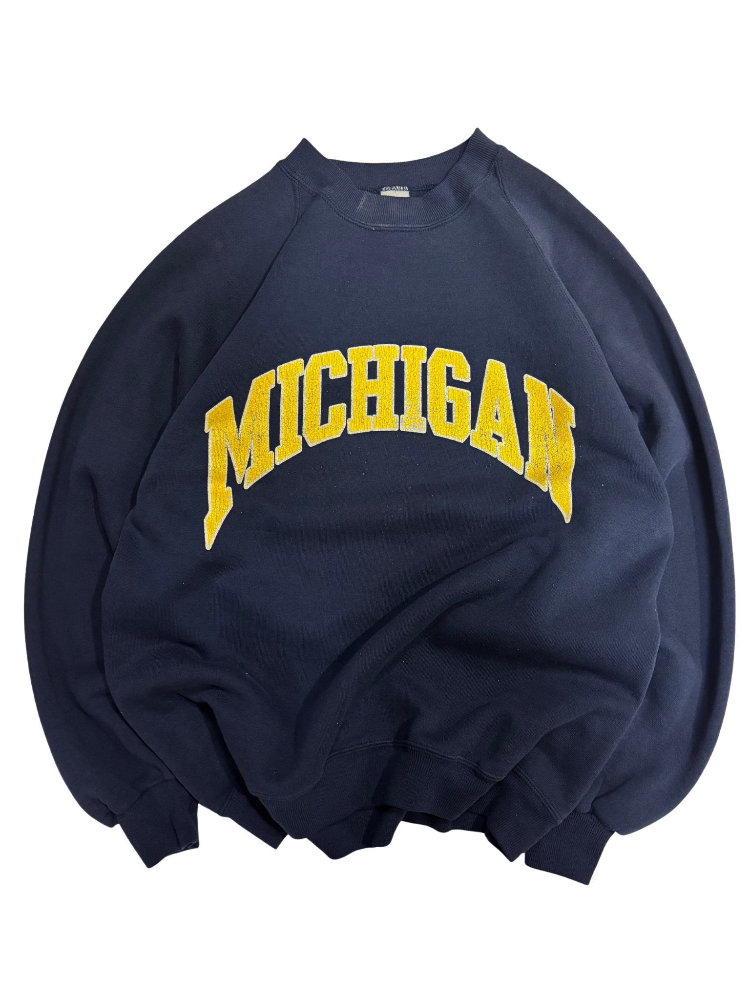 Vintage Michigan Crewneck Sweatshirt – Navy & Maize