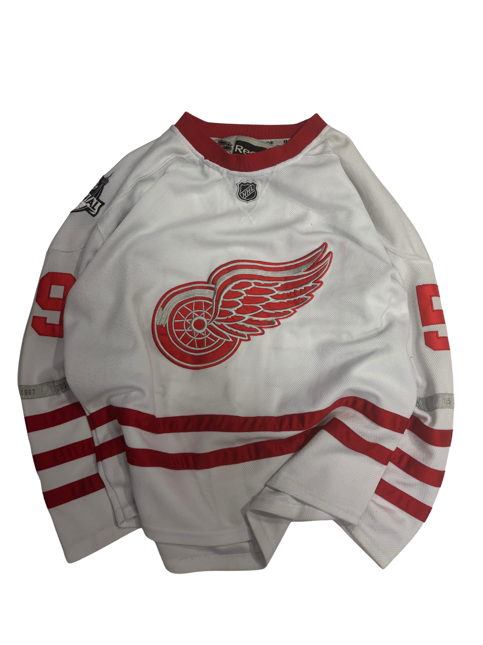 Vintage Reebok Detroit Red Wings Bertuzzi #59 NHL Jersey — White & Red