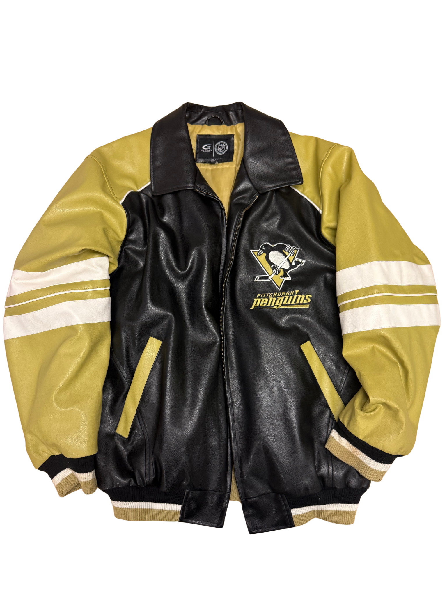 Vintage Pittsburgh Penguins NHL Leather Jacket – G-III Sports