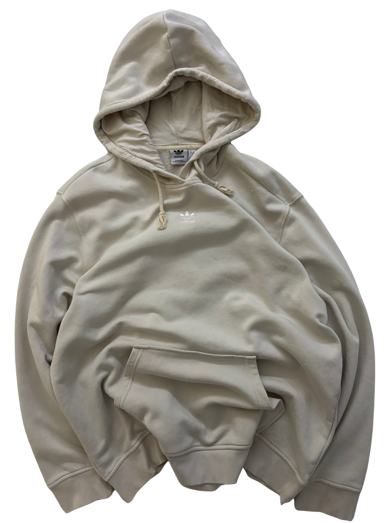 Adidas Originals Trefoil Hoodie – Cream / Off-White