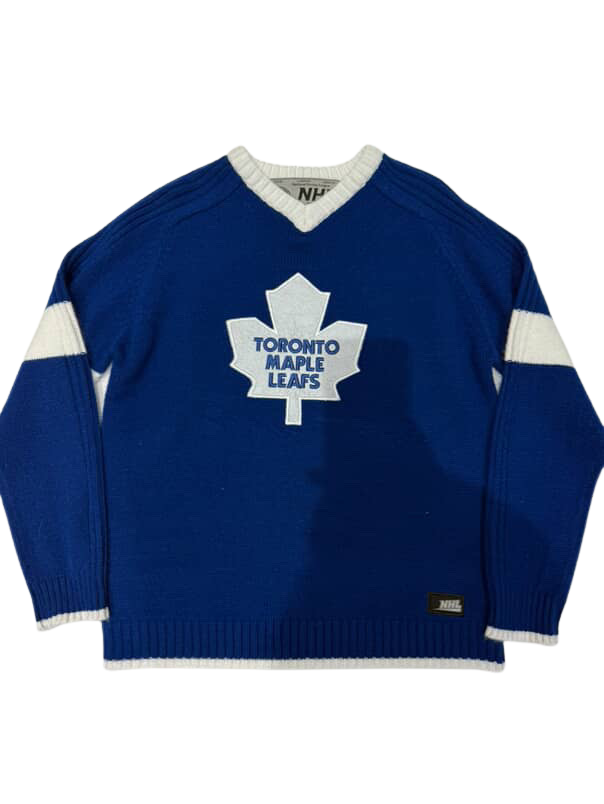 Vintage Toronto Maple Leafs Knit Sweater – NHL Licensed by ILANCO