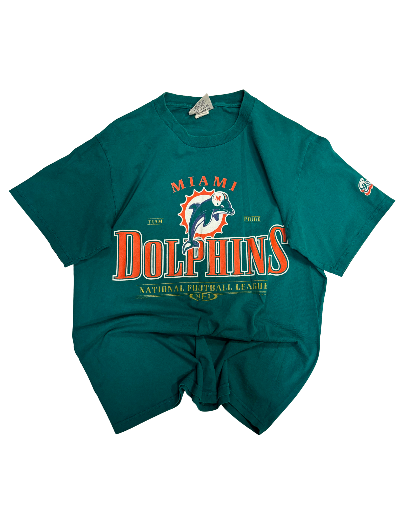 Vintage Miami Dolphins NFL T-Shirt – Teal – Lee Sport