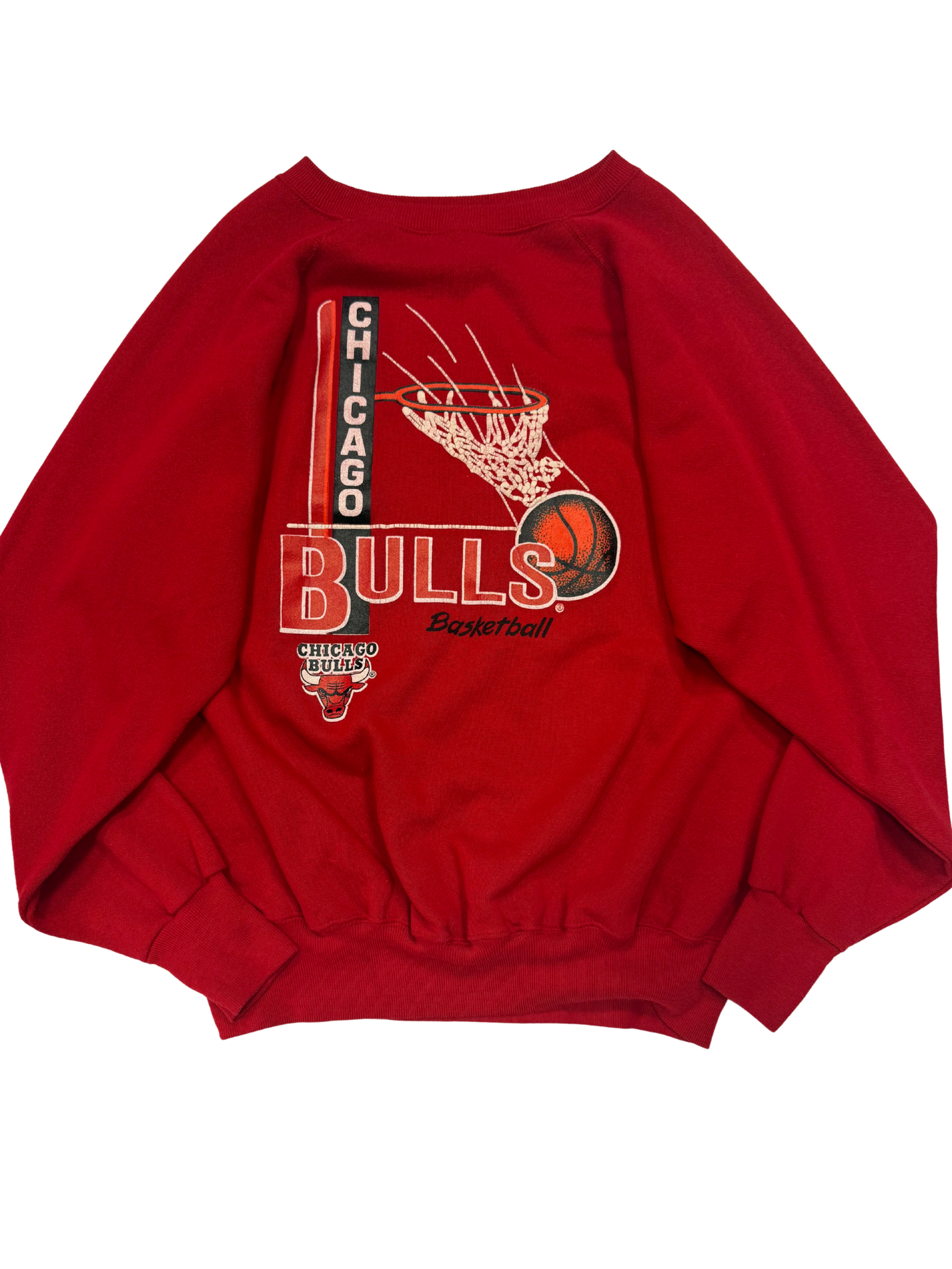 Vintage Chicago Bulls Red Crewneck Sweatshirt