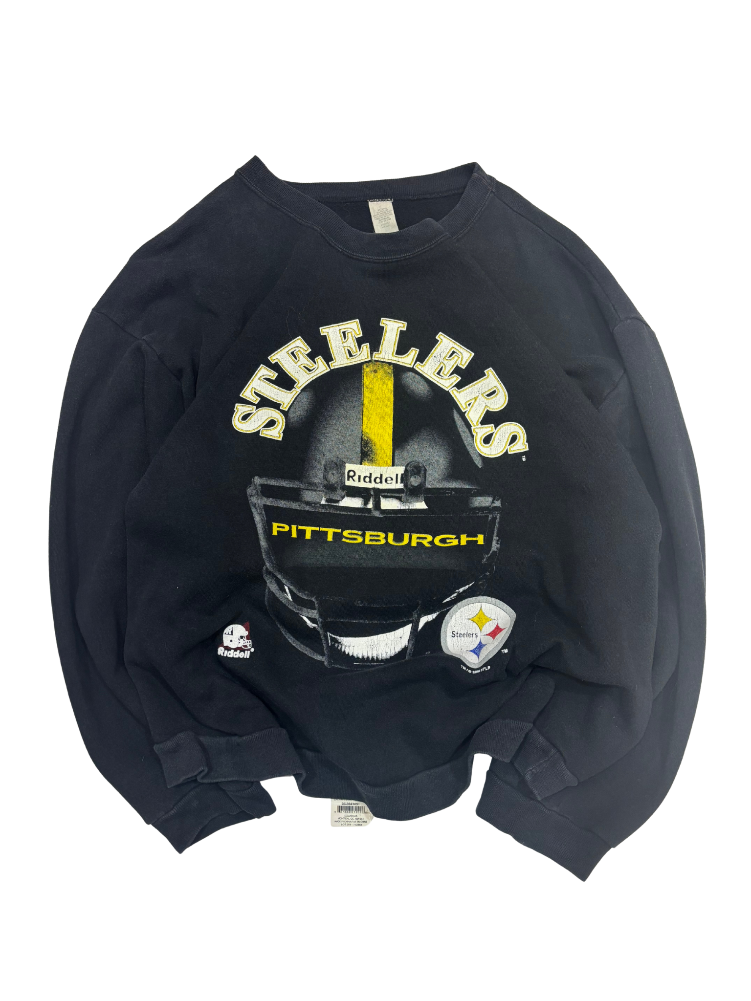 Vintage Pittsburgh Steelers Crewneck Sweatshirt – Black – NFL