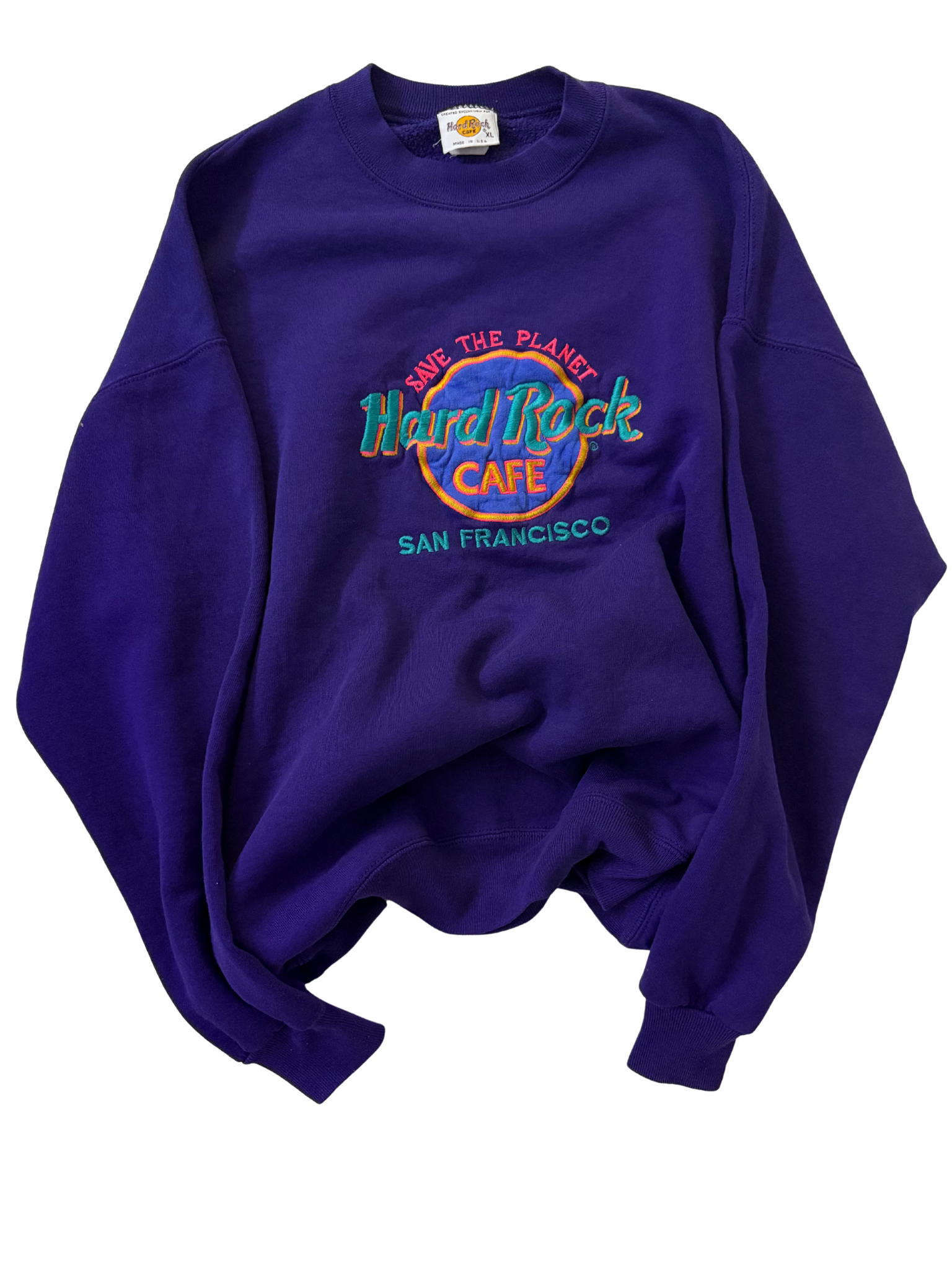 Vintage Hard Rock Café “Save the Planet” Sweatshirt – San Francisco