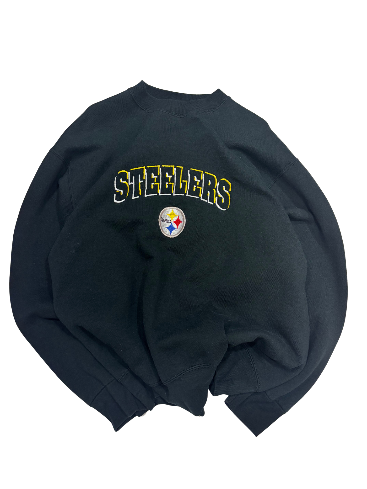 Vintage Pittsburgh Steelers Crewneck Sweatshirt – Black – Pro Player