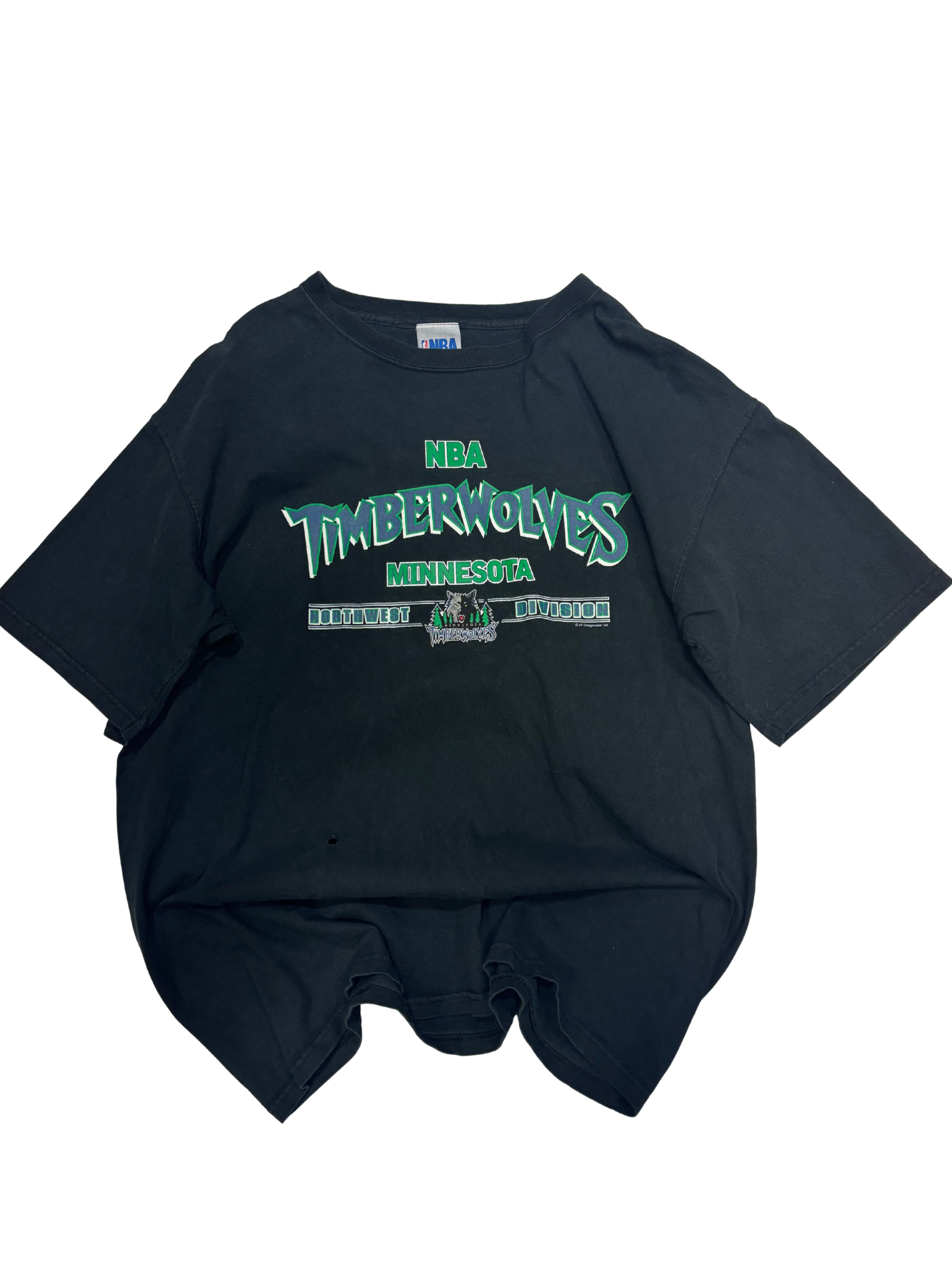 Vintage NBA Minnesota Timberwolves T-Shirt – Black – Northwest Division