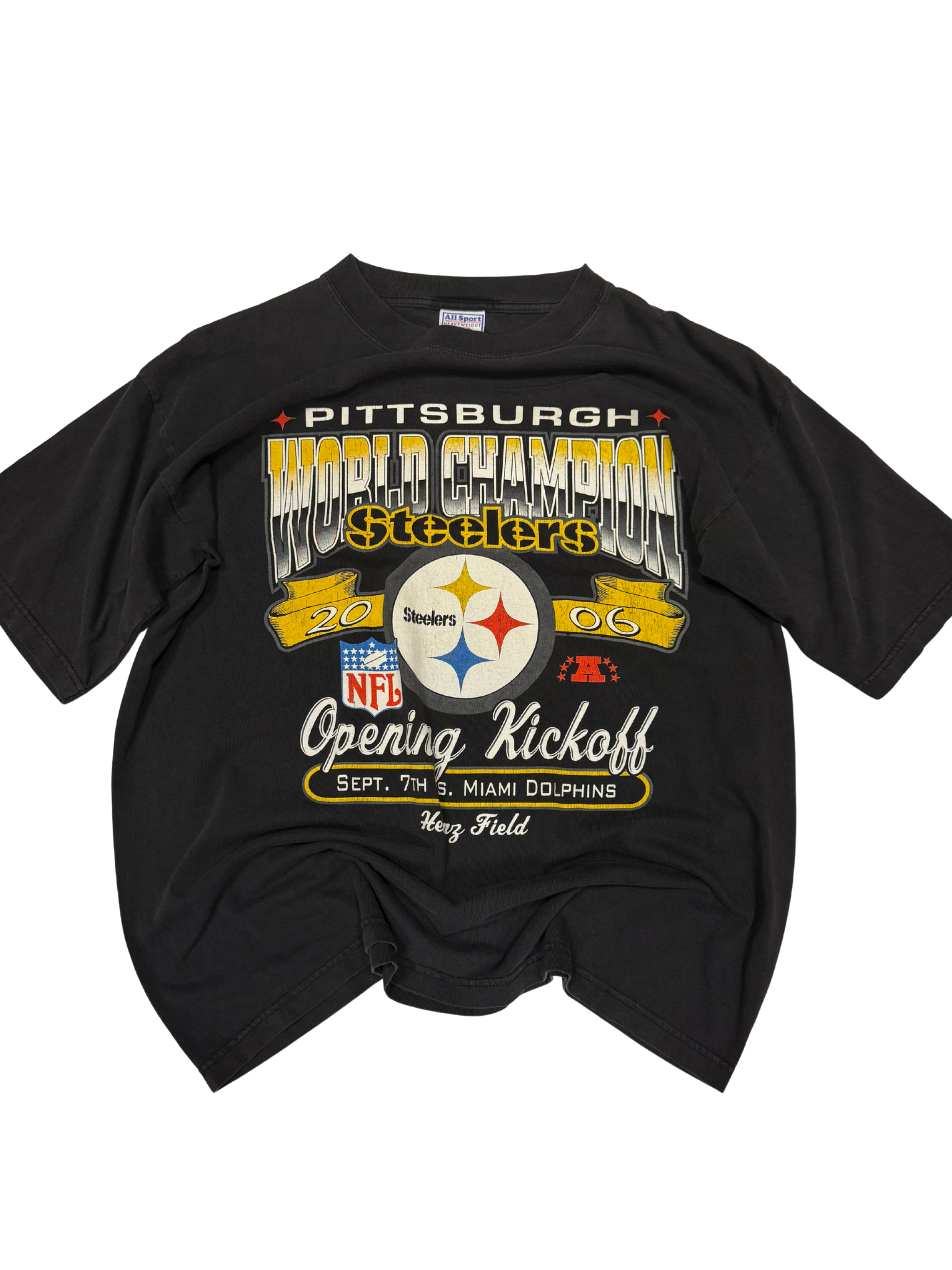 Vintage 2006 Pittsburgh Steelers World Champion Tee