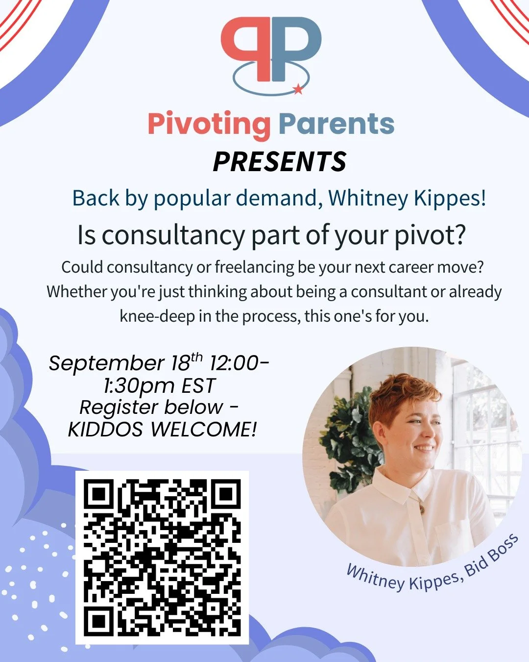 👀 Still thinking about consulting or freelancing? You’re gonna want to catch this. 👀
We were so lucky to welcome back the incredible @mybosscraft (aka Whitney Kippes of Bid Boss) yesterday for a reprise of her powerhouse session on launching