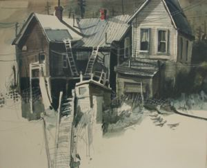 Park City II, 31 x 36, 1965