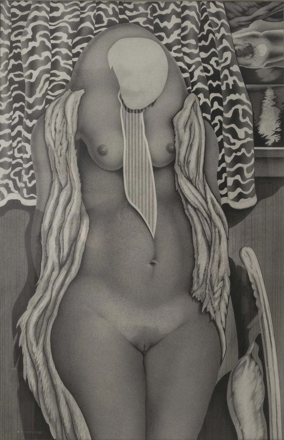 Woman III (Venus), Pencil on Paper, 34 x 22", c 1978
