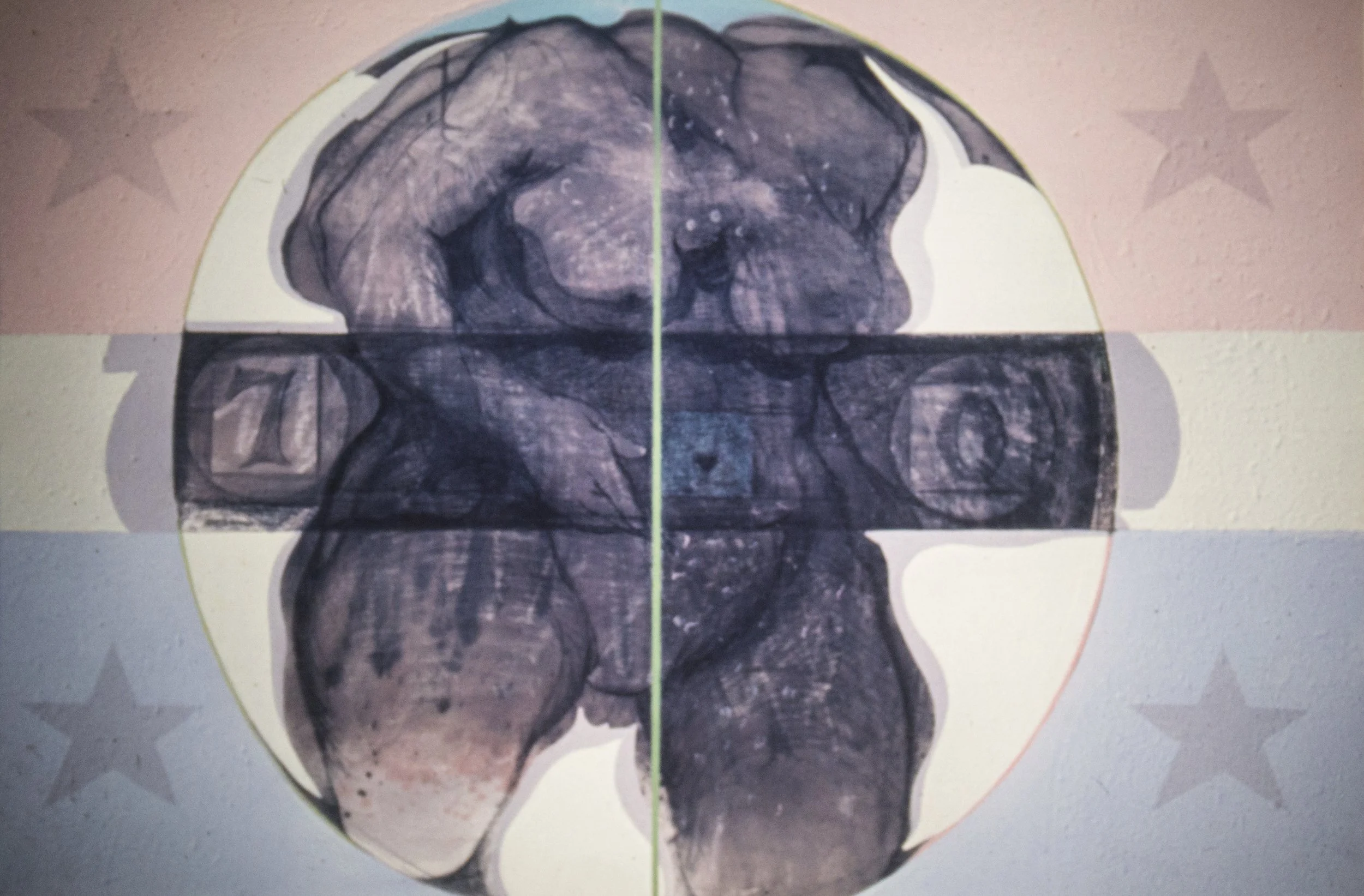 All American Torso, Mixed Media, c 1968