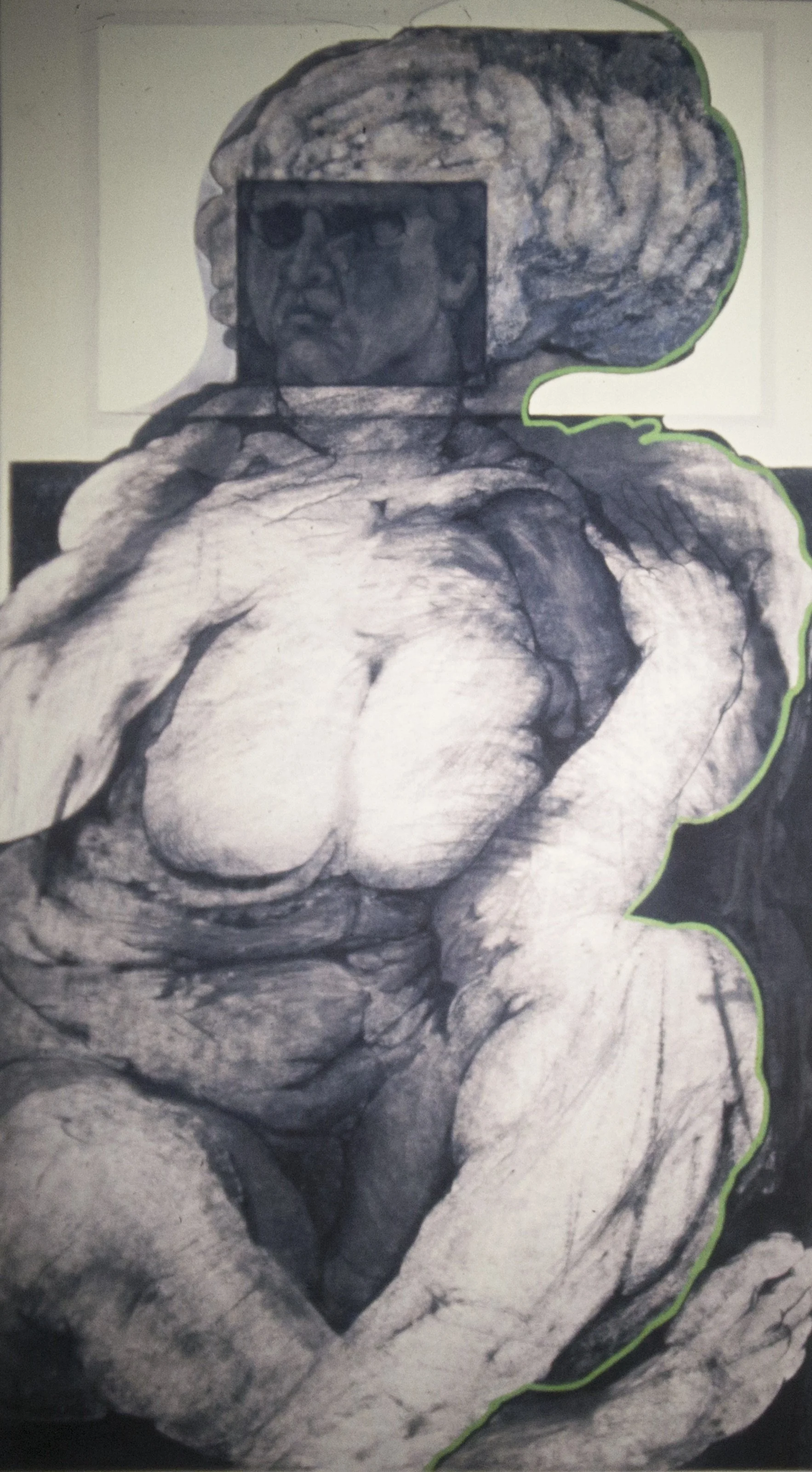 The Green Line, Mixed Media, c 1969