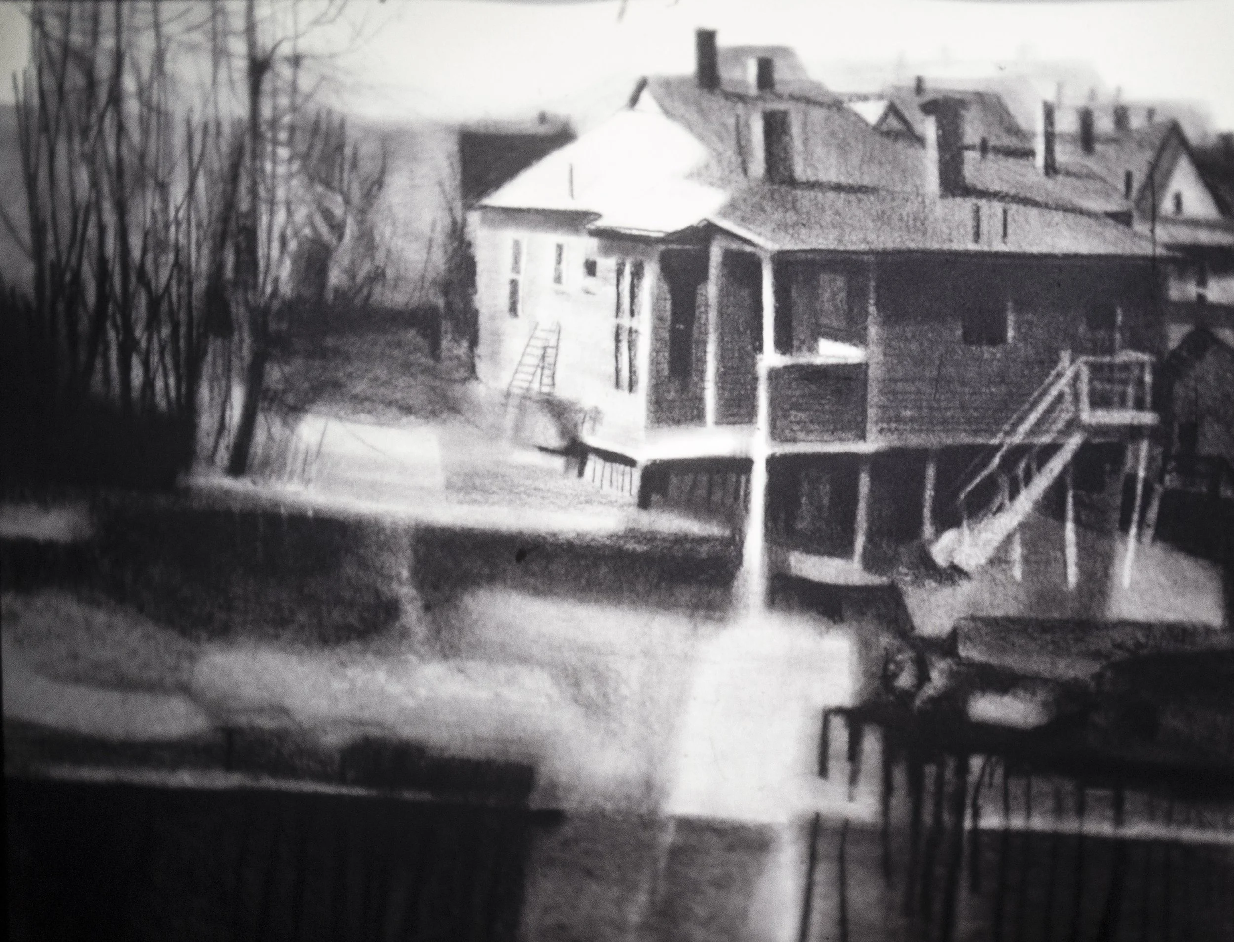 Park City I, Charcoal, c 1965