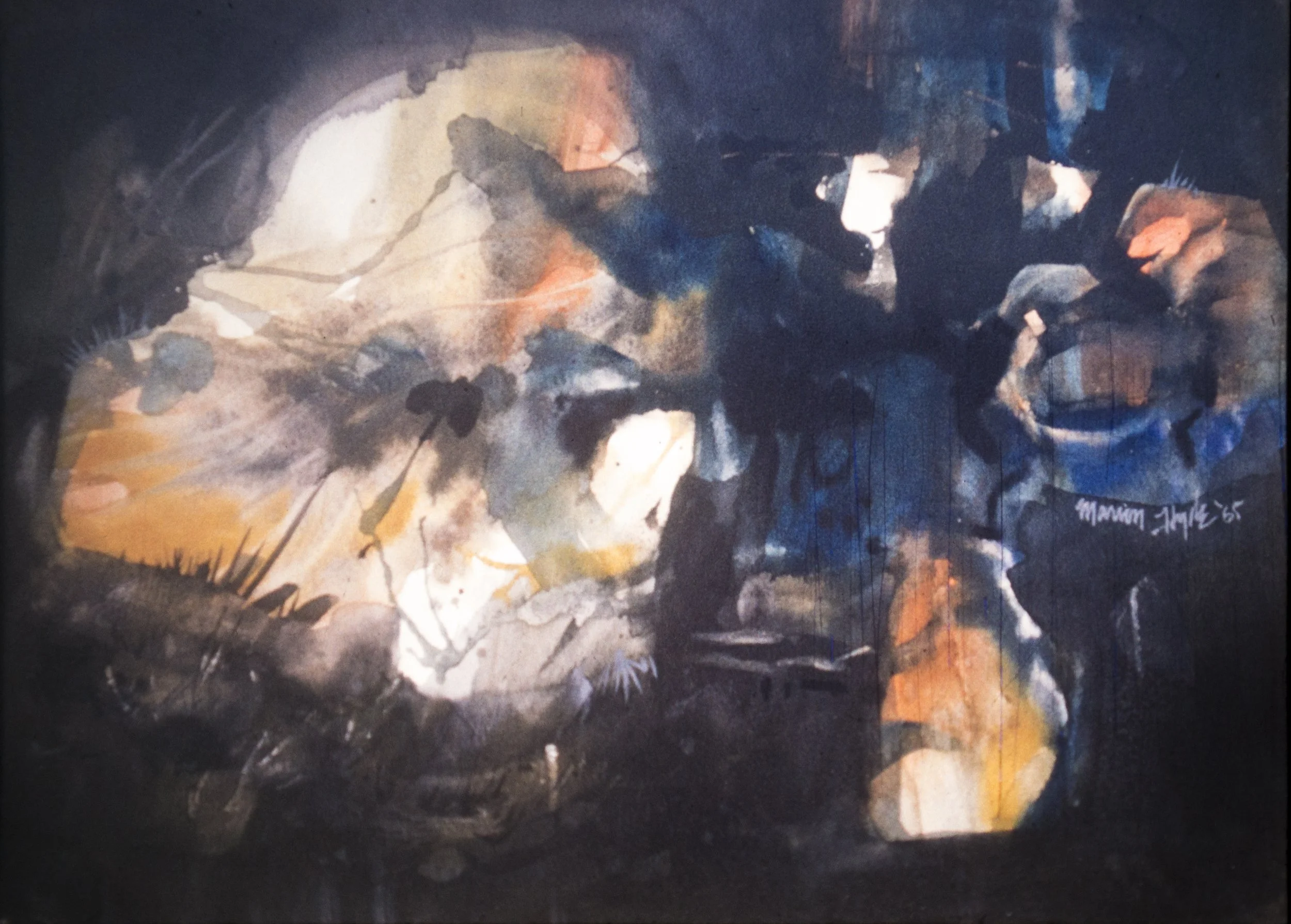 Black Organic, Watercolor