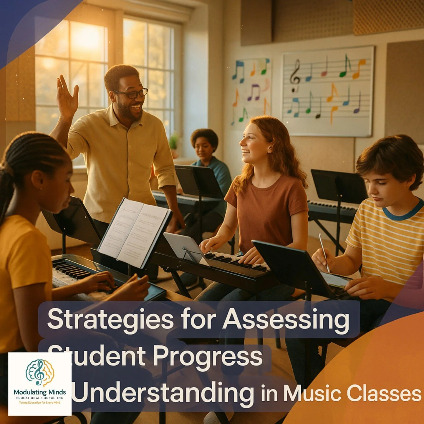 Implement formative assessments, peer feedback, and performance evaluations to gauge student understanding effectively.
#ModulatingMinds #inclusivemusiceducation #musiceducation #divergentharmony