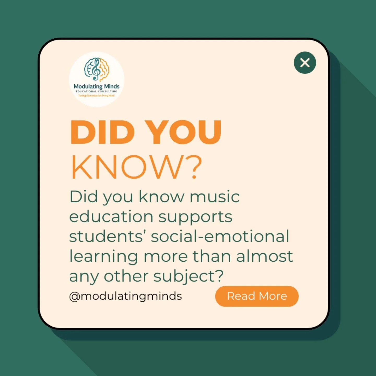 ❤️ Music education supports social-emotional growth more than almost any subject. Every scale and rhythm teaches more than notes.
#SocialEmotionalLearning #InclusiveEducation #MusicEducationMatters #StudentWellbeing #TeachWithHeart
#ModulatingMinds