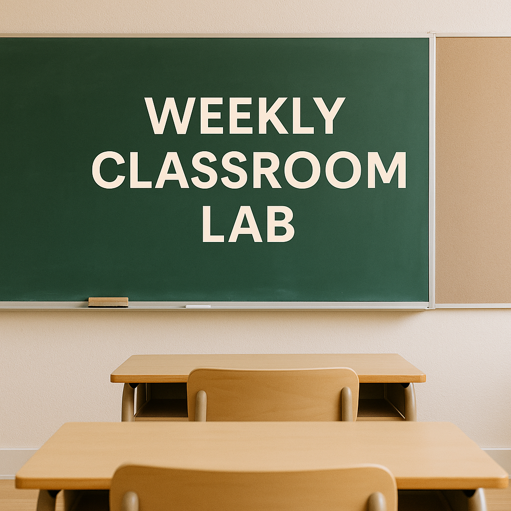 Weekly Classroom Lab Newsletter
