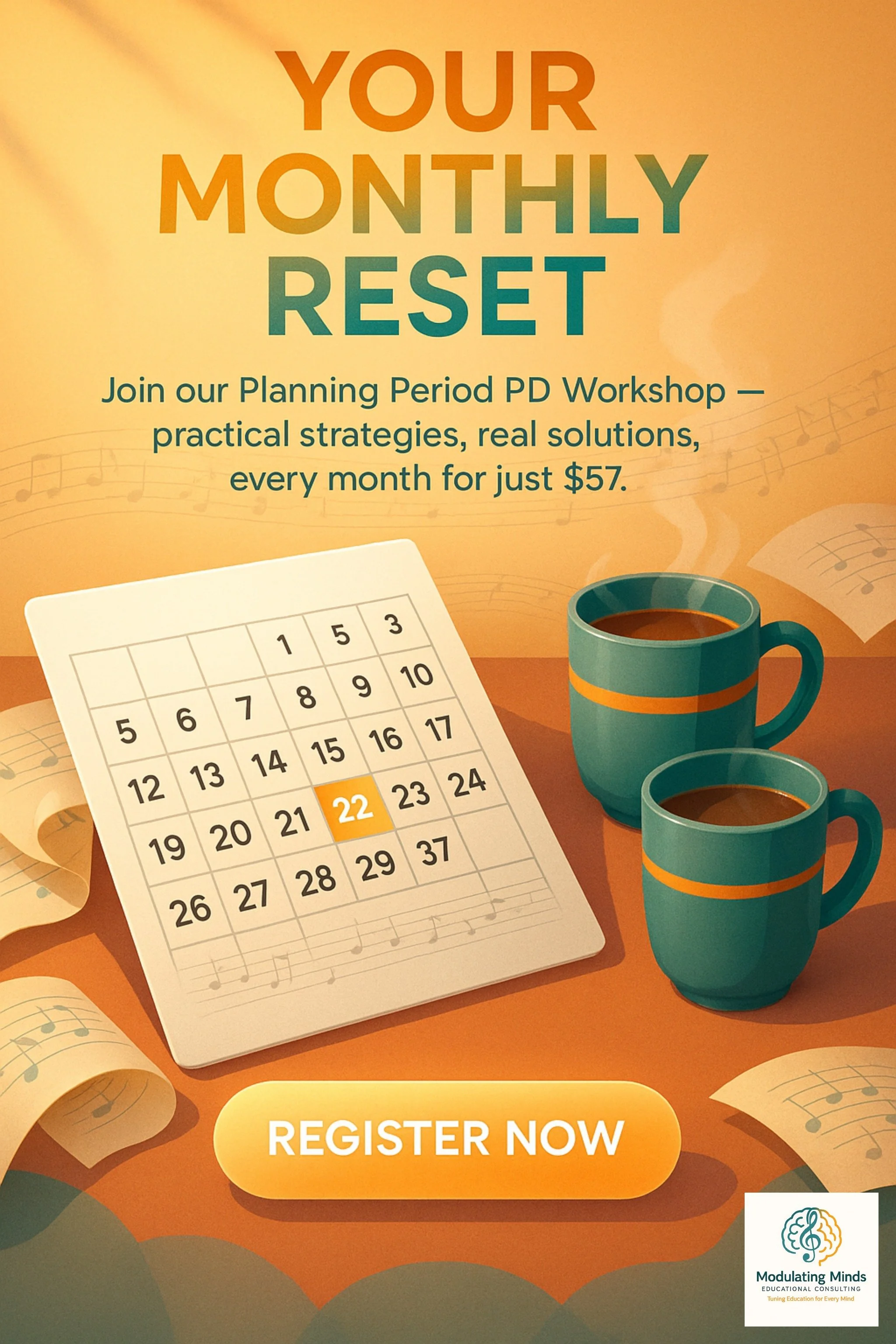 Planning Period PD Monthly Workshop