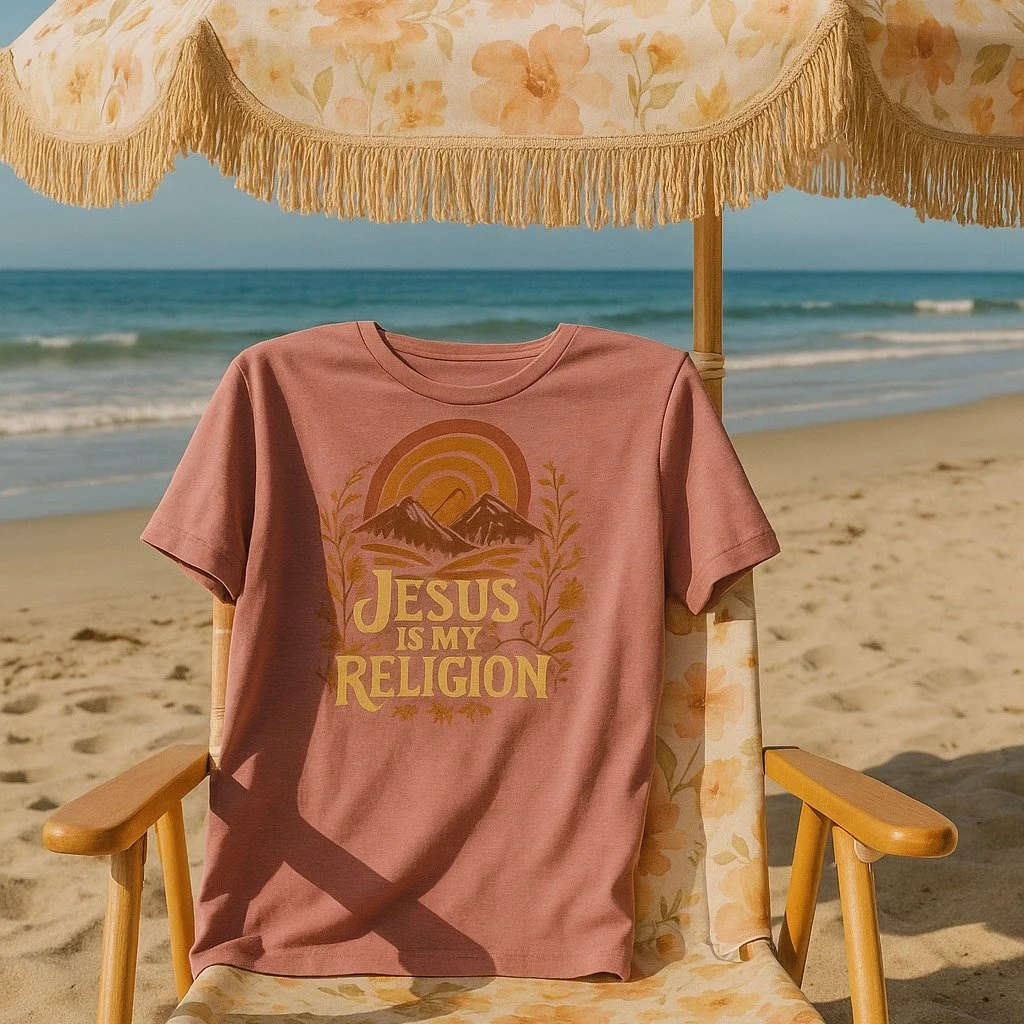 whether you are by the mountains, the seas, or both, Jesus is the way, truth, and life. Grab this shirt, your favorite spot outside, and share His love.

#jesusismyreligion #jesusreligionapparel
#JesusIsMyReligion #FaithBasedFashion #ChristianApparel