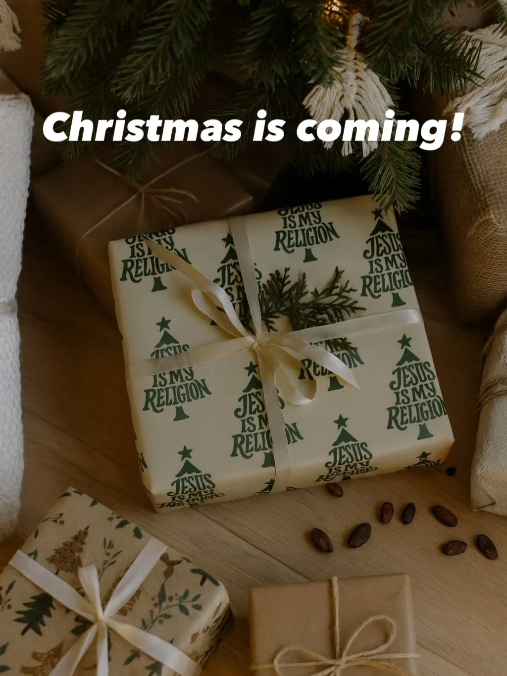 Christmas is coming! Don&rsquo;t miss 20% off for your Christmas shopping! Ends 12/03 at 11:59p PT.
#christmas #christmasShopping #jesusreligionapparel #jesusismyreligion