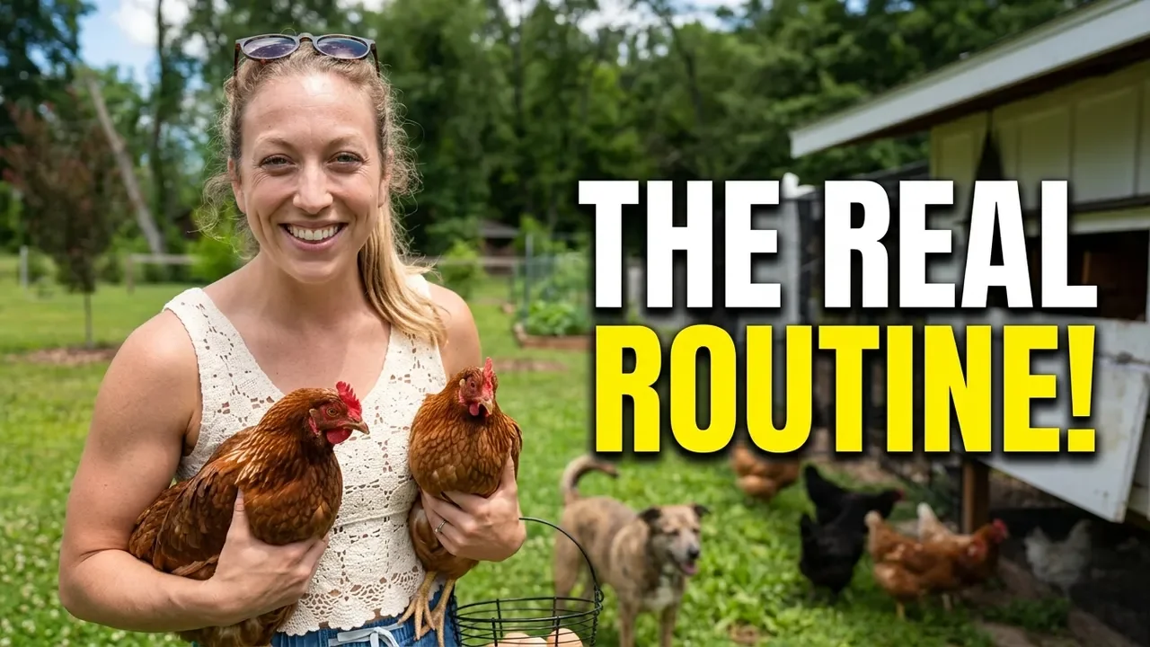How I Actually Keep Up With a Garden, 30 Chickens, 2 Dogs &amp; 2 Kids (My Real Summer Routine)