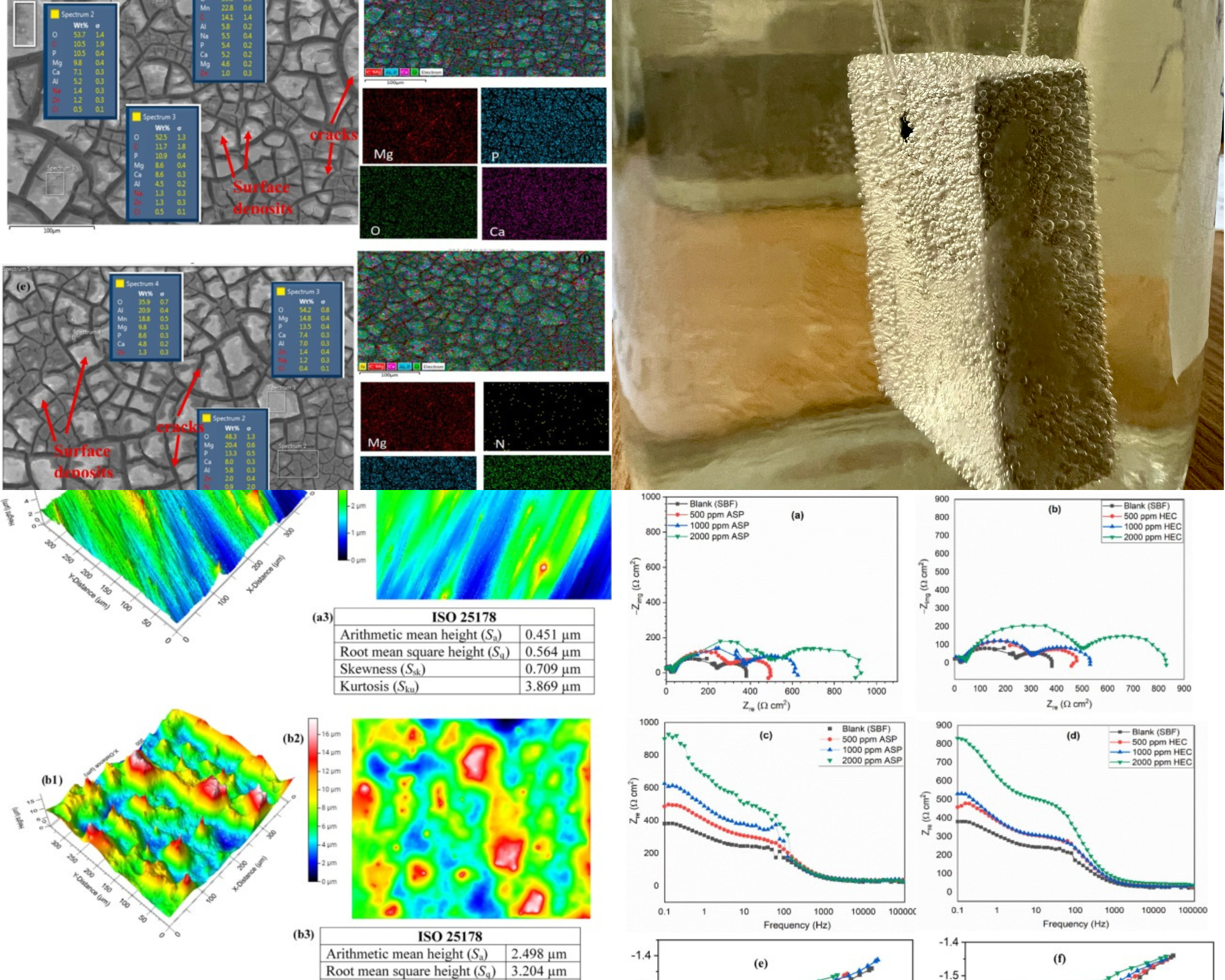 Eco-friendly corrosion inhibition for AZ31 magnesium in simulated body fluid