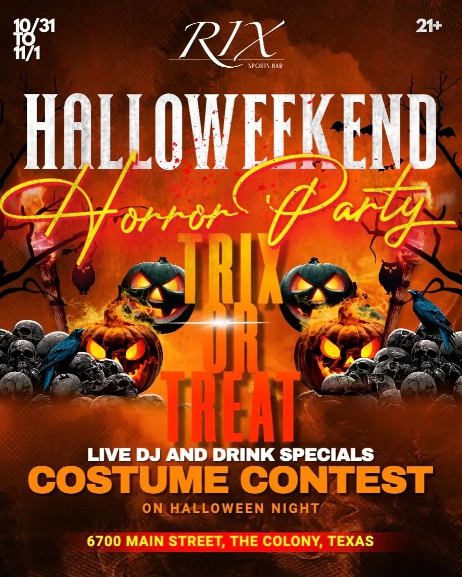 Trix-or-Treat!! 🎃 JOIN US FOR HALLOWEEKEND! We&rsquo;re bringing spooky vibes, a live DJ, a costume contest, and the best Halloween decor in town. Put on your costumes and come party with us &mdash; it&rsquo;s going to be frightfully fun! 👻

📍 670