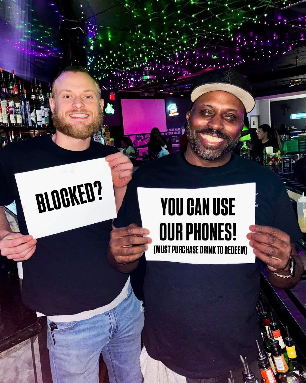 It&rsquo;s giving season! 📱Come use our phones to creep on your ex. (Messaging and data rates apply.)