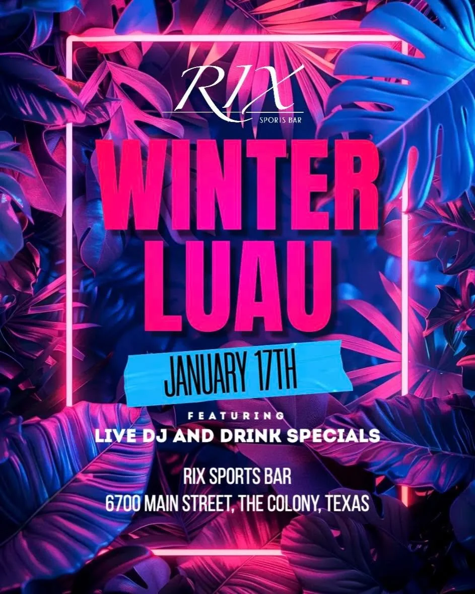 THIS SATURDAY! 🌺 Escape the chill and soak up the fun at our Winter Luau! 🌴 Cool drinks, tropical vibes, and the ultimate limbo showdown. 🍹🔥