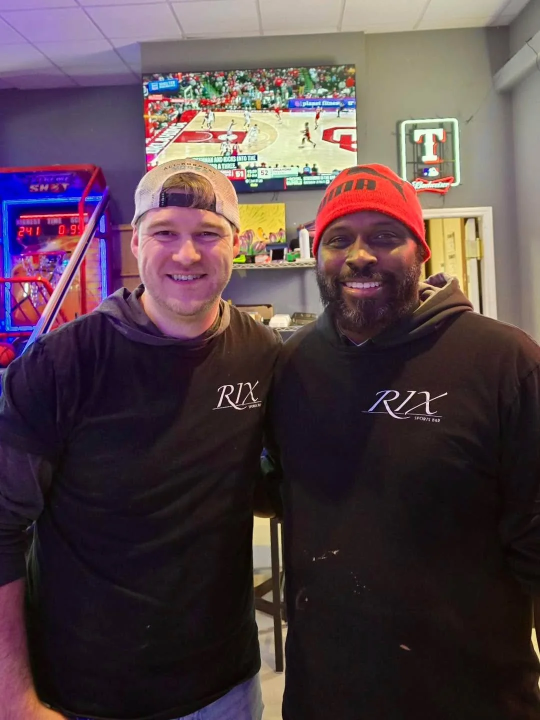 These two braved the ice for #ToxicTuesday! Whether you&rsquo;re walking or driving in AWD, be SAFE getting here! 🧊